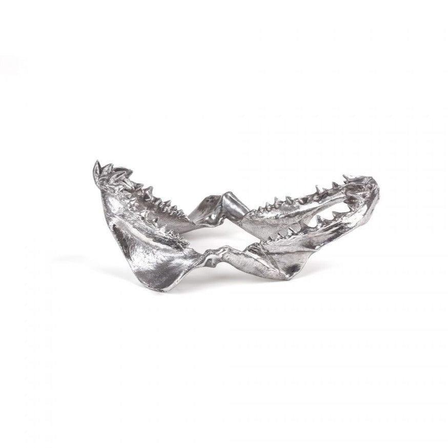 Dekoracja WUNDERKAMMER SHARK JAW srebrny Seletti Eye on Design