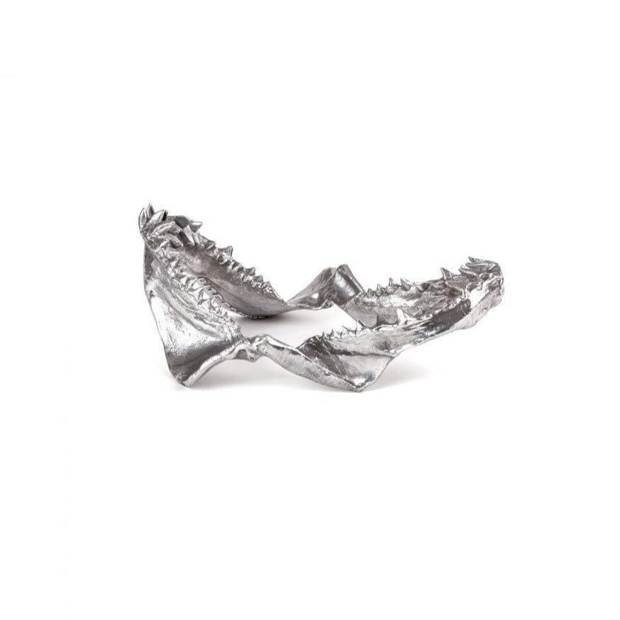 Dekoracja WUNDERKAMMER SHARK JAW srebrny Seletti Eye on Design