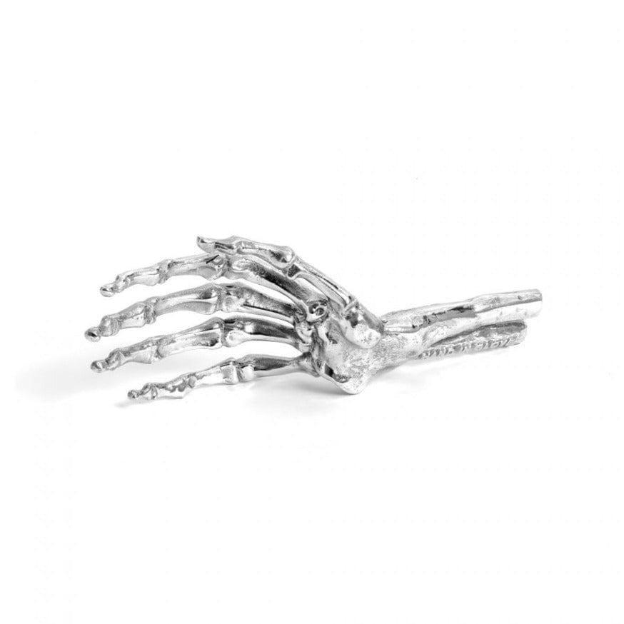 Dekoracja WUNDERKAMMER SKELETON HAND srebrny Seletti Eye on Design