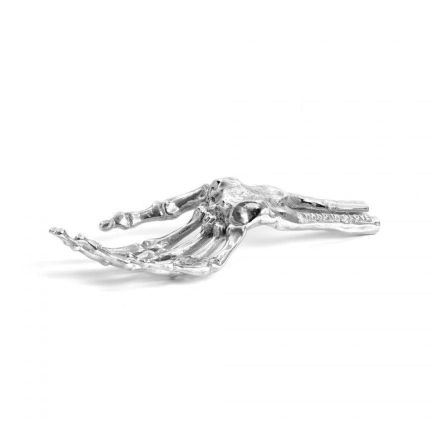 Dekoracja WUNDERKAMMER SKELETON HAND srebrny Seletti Eye on Design
