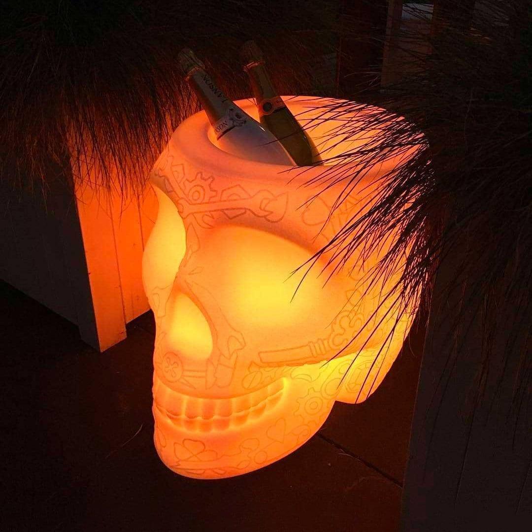 Doniczka MEXICO LED biały Qeeboo Eye on Design