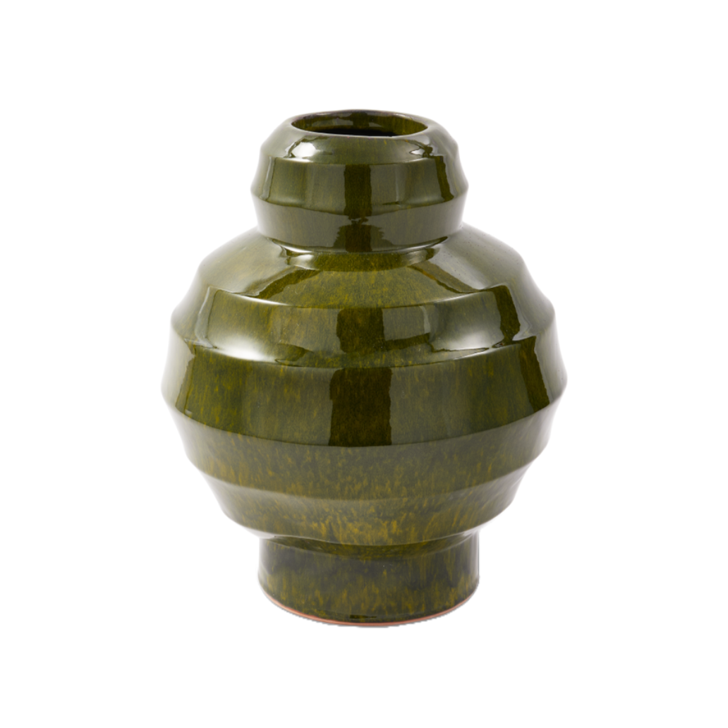 SUMO PLANT POT Vase dunkelgrün