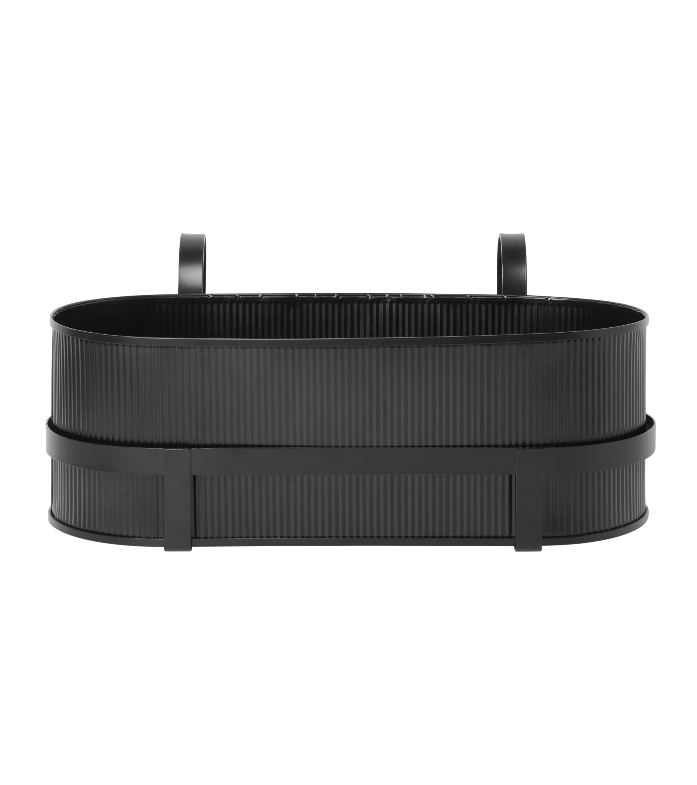 BAU black balcony planter