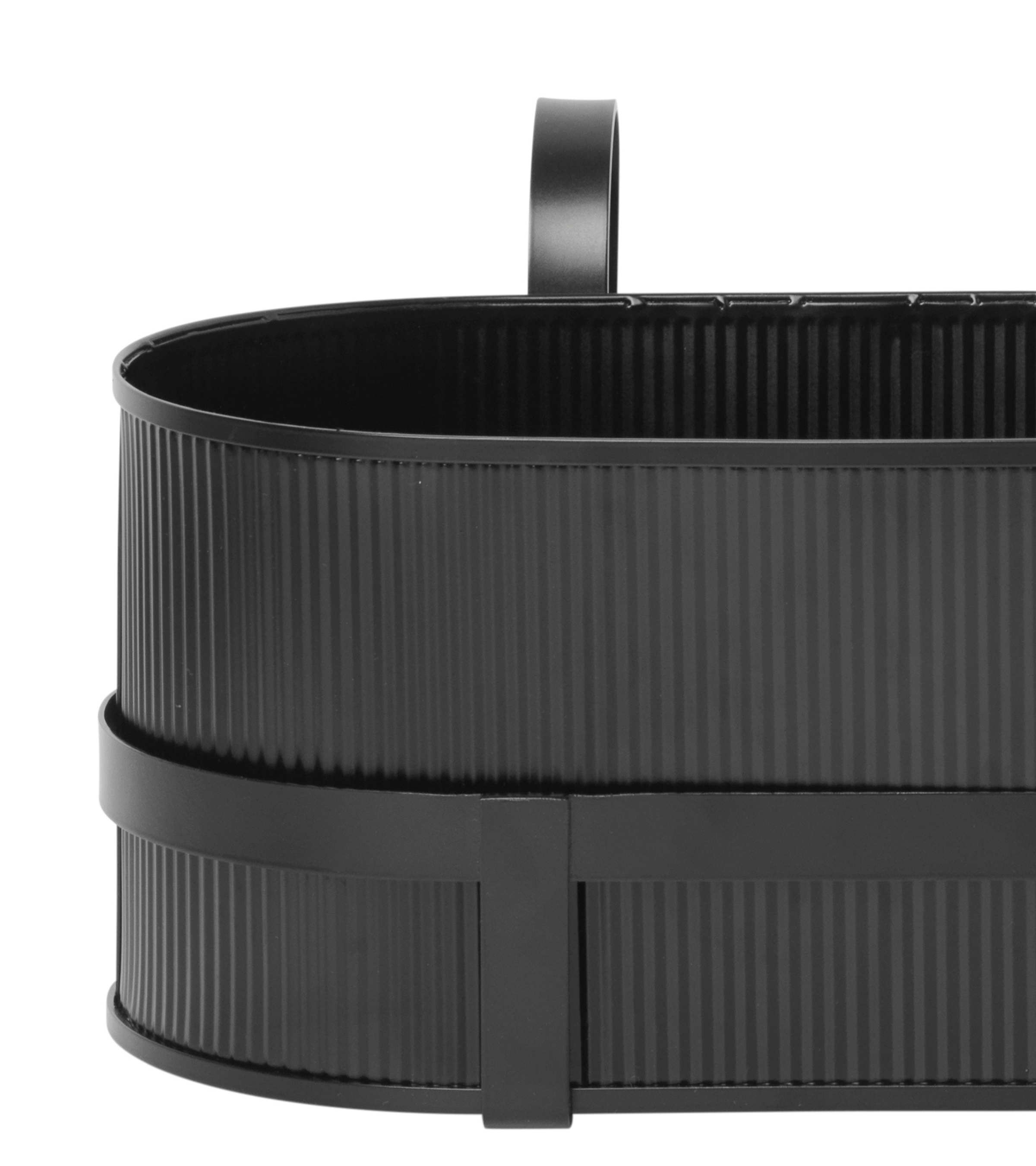 BAU black balcony planter
