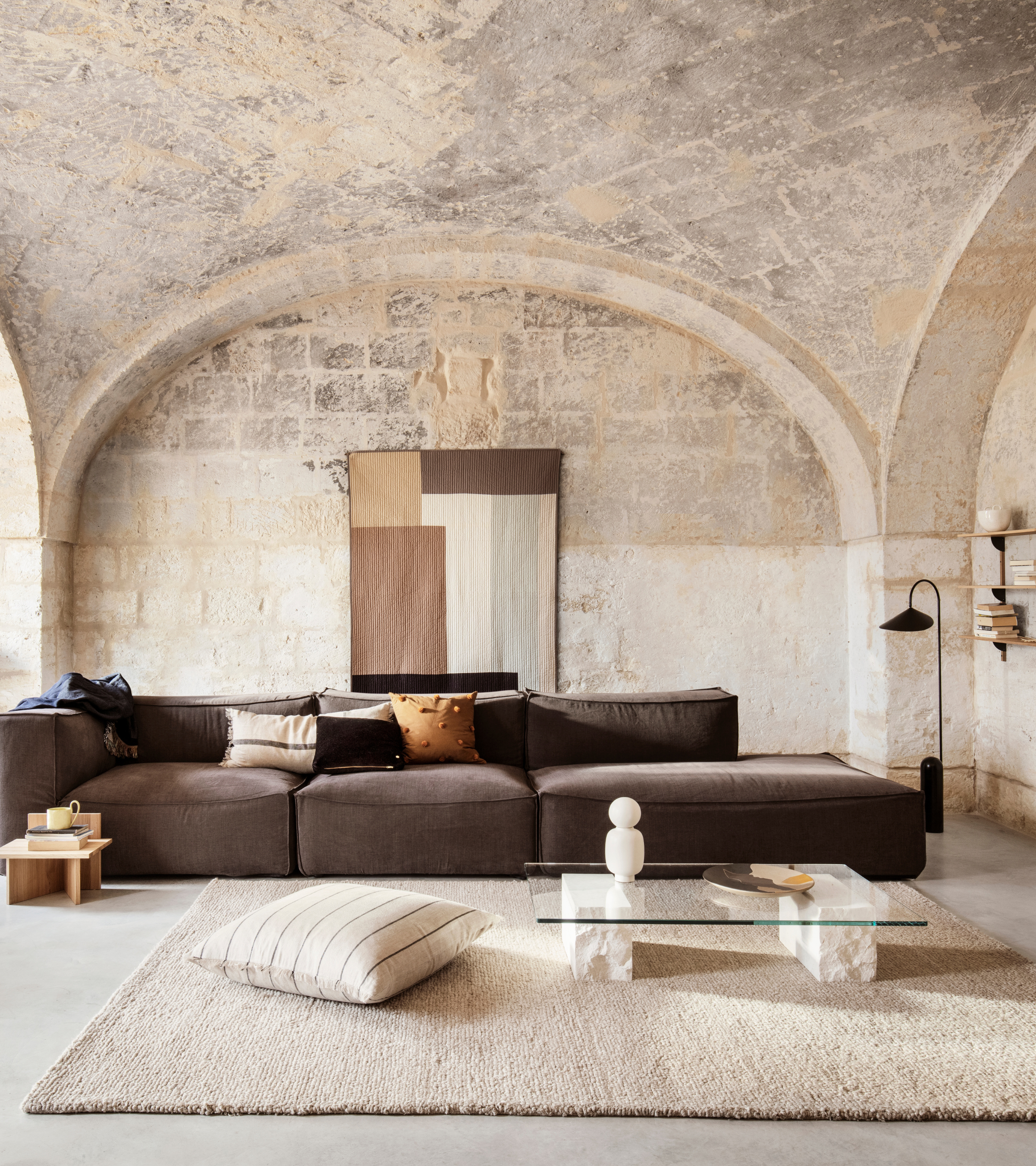 EASE LOOP sand rug