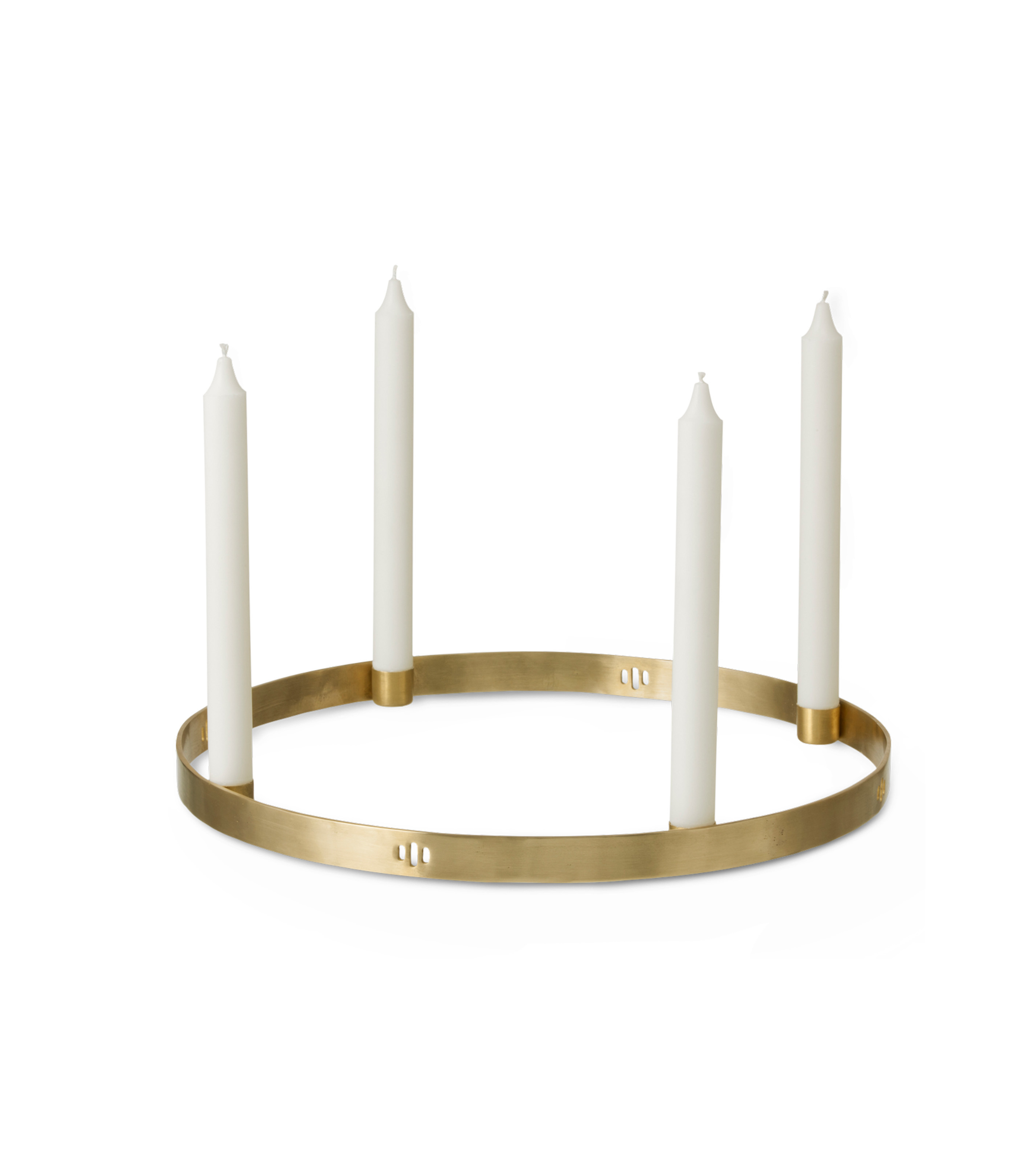 CIRCLE Messing Kerzenständer