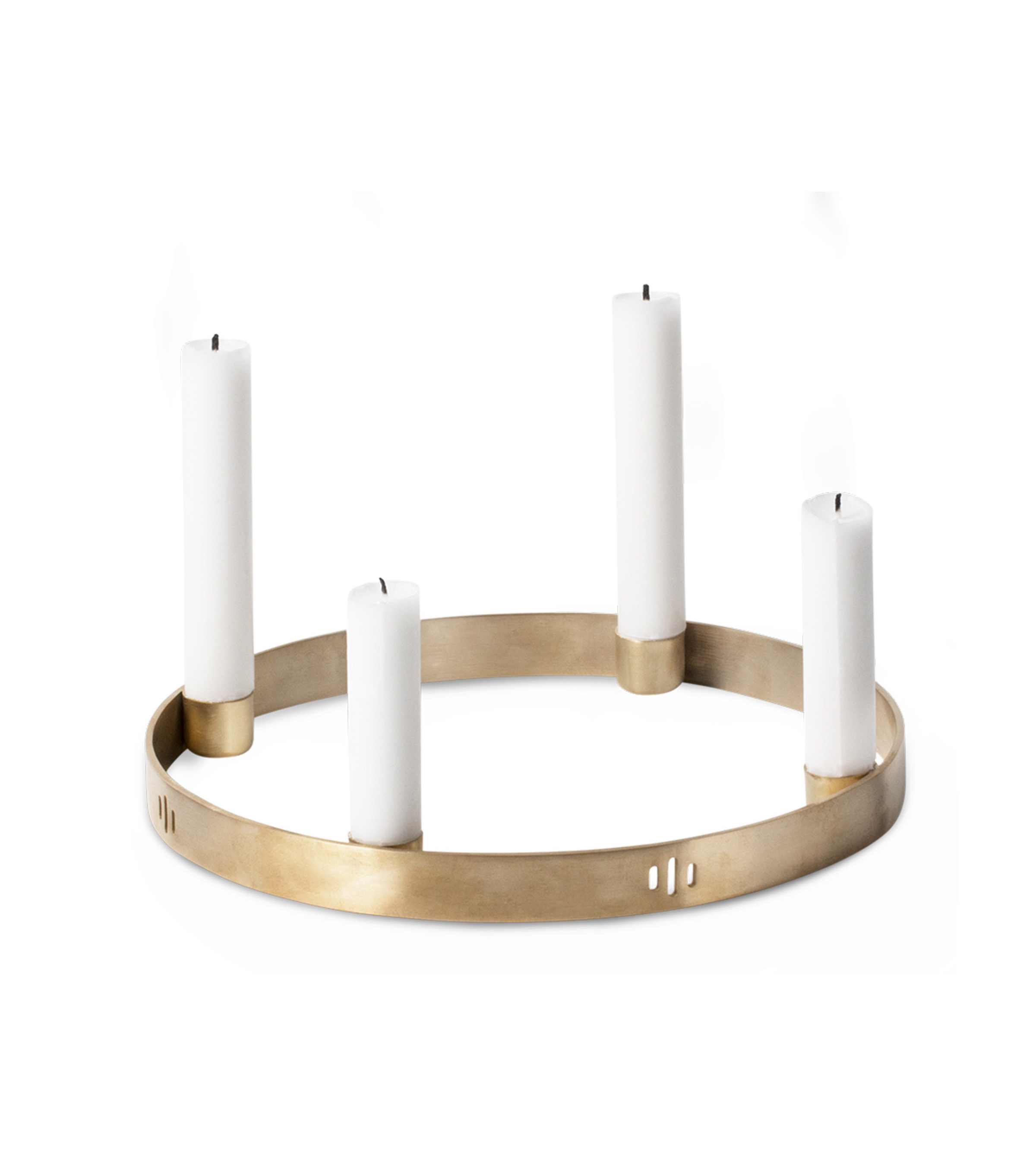 CIRCLE Messing Kerzenständer