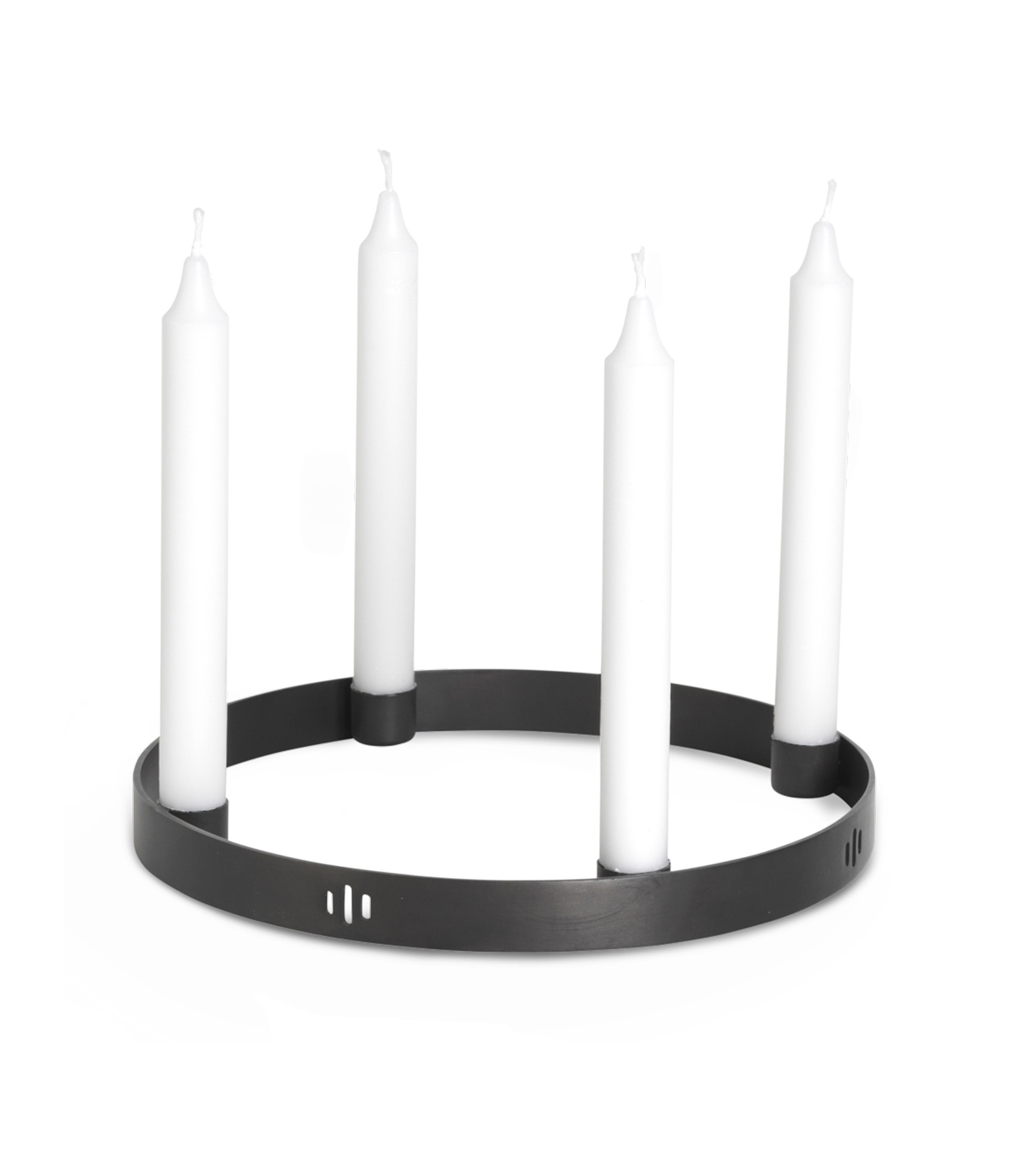 CIRCLE Kerzenständer schwarz