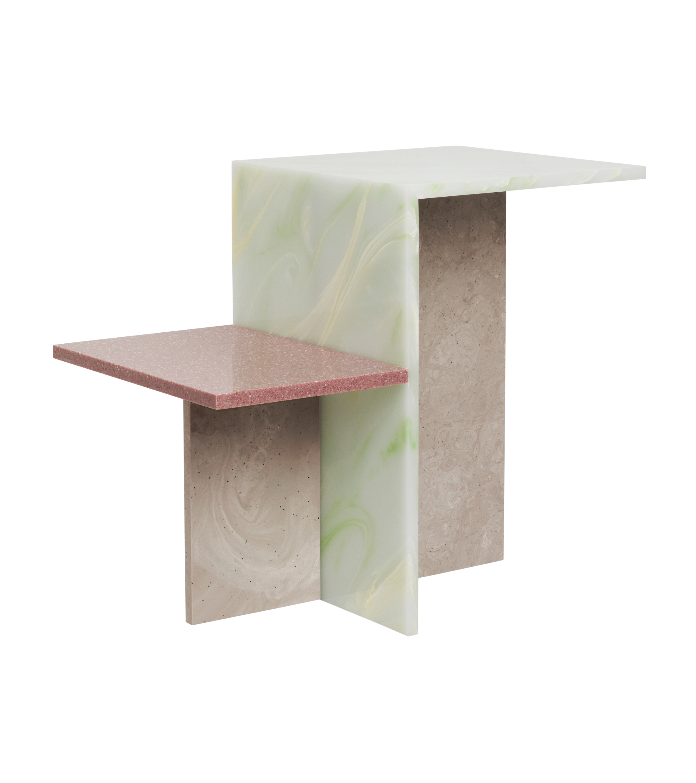 DISTINCT side table acrylic stone
