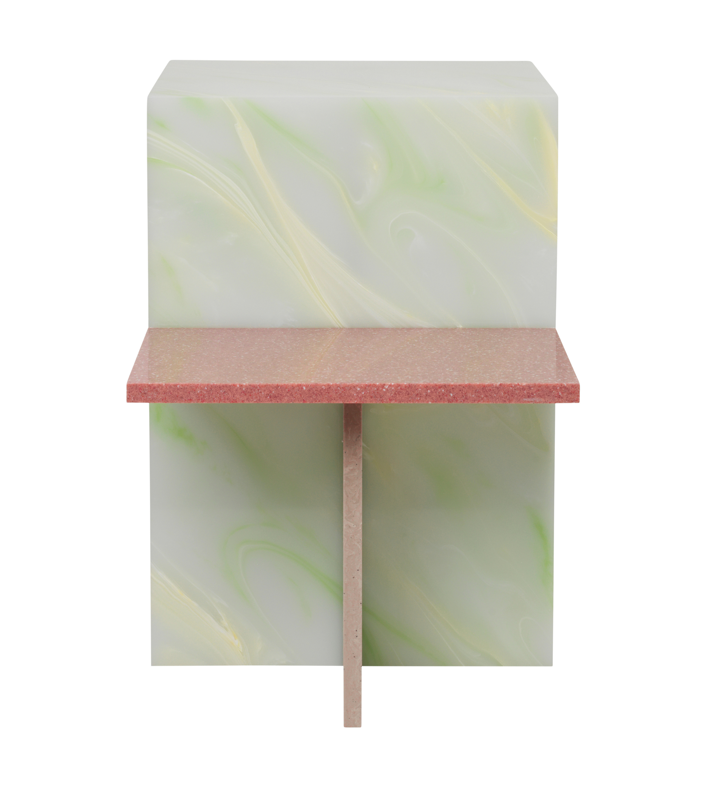 DISTINCT side table acrylic stone