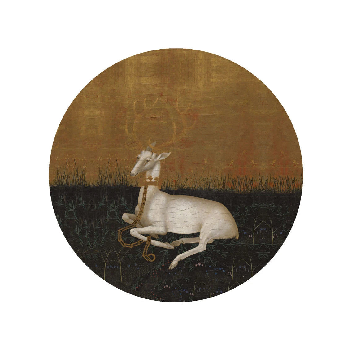 Wandleuchte DOTS LIGHTING - MAJESTIC REST gold mit grün