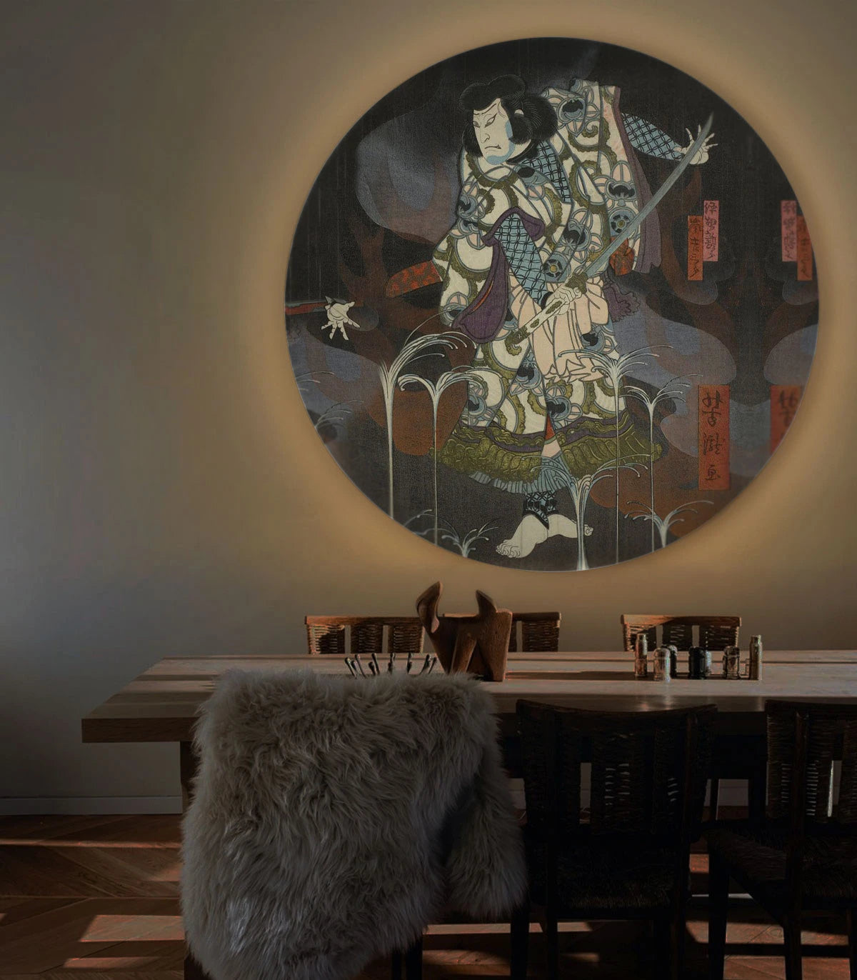 Wall lamp DOTS LIGHTING - SHOGUNS SHADOW gray