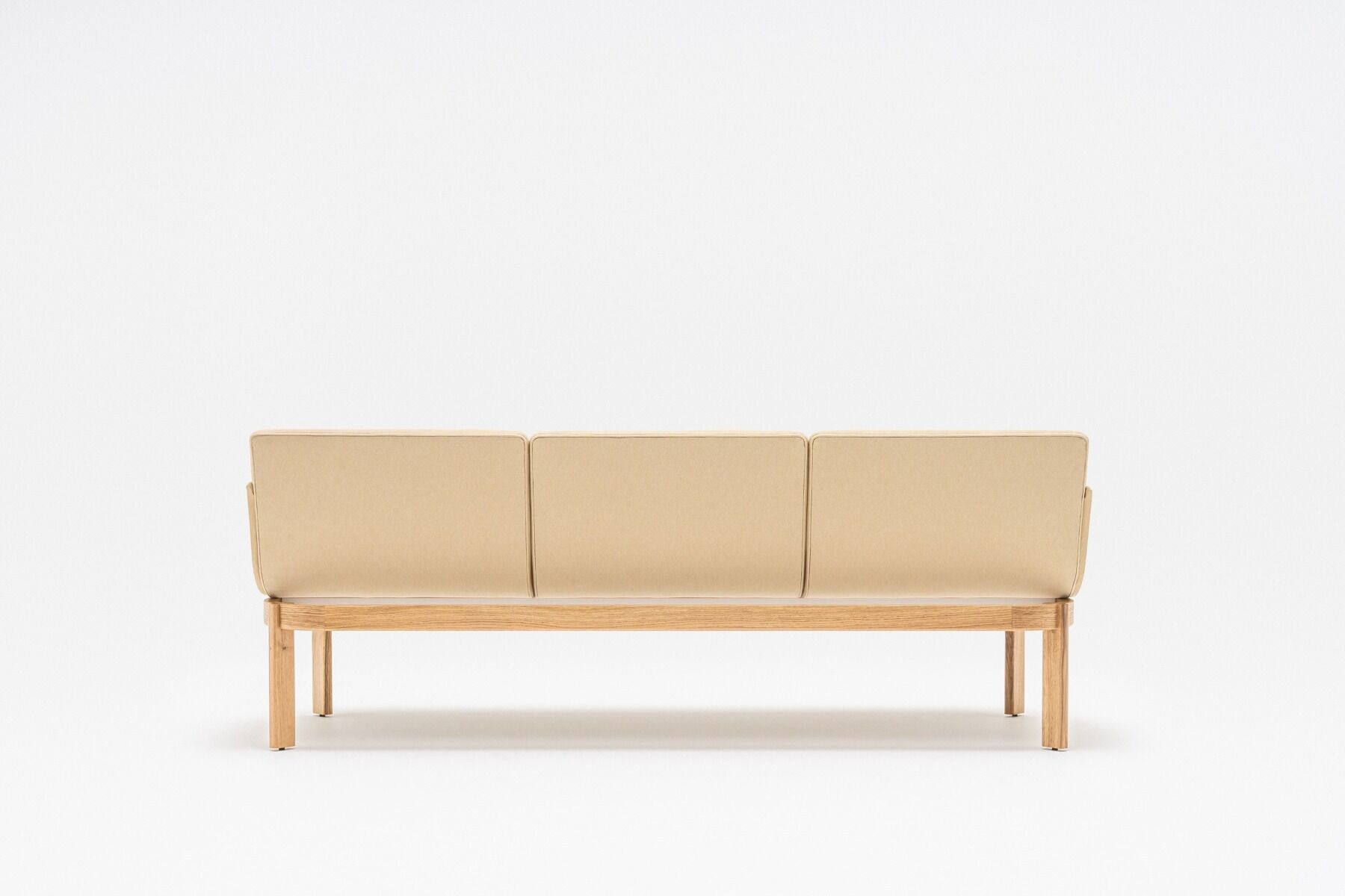 Gepolsterte Sofa Rampe Holzbasis