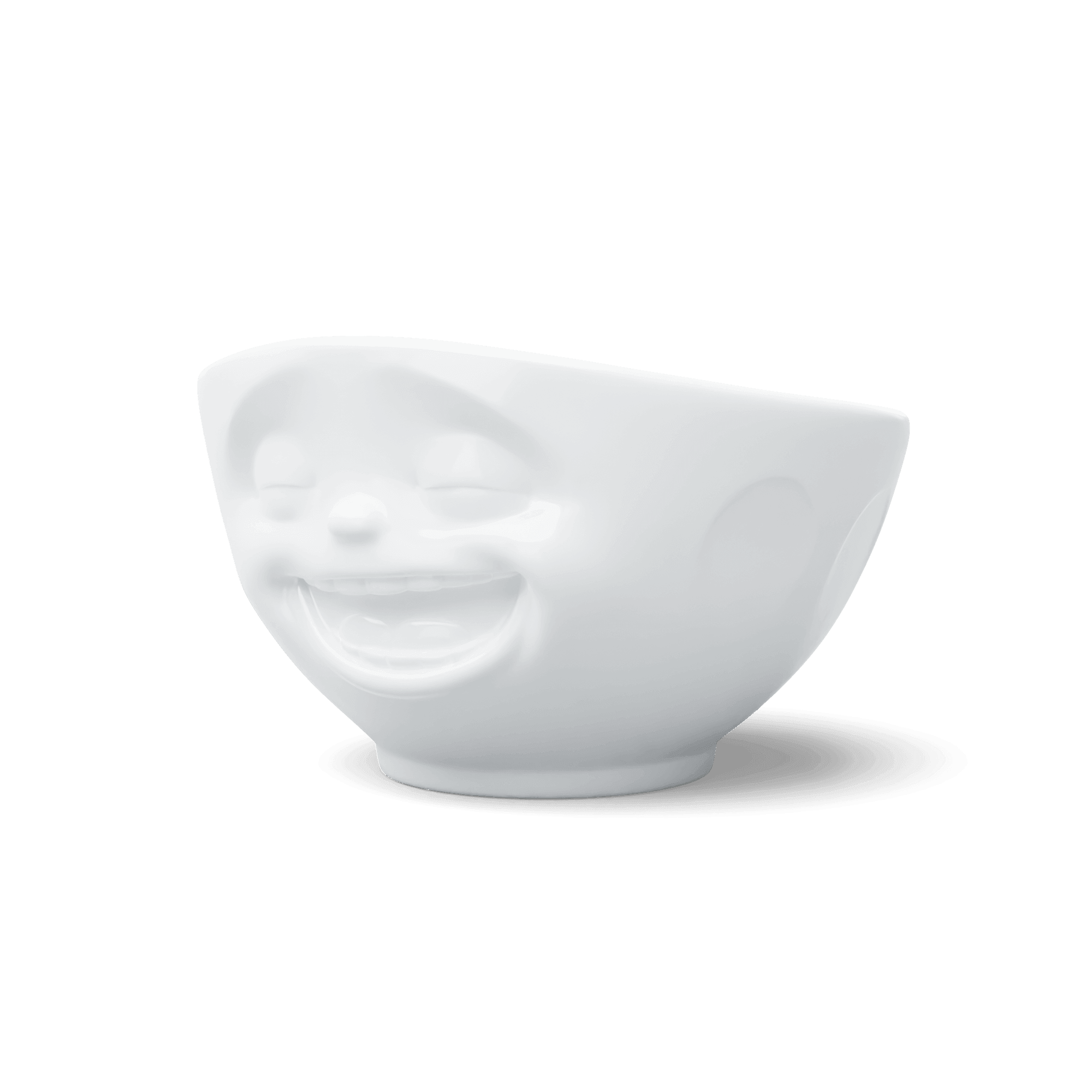 Duża miska LAUGHING biały 58products Eye on Design