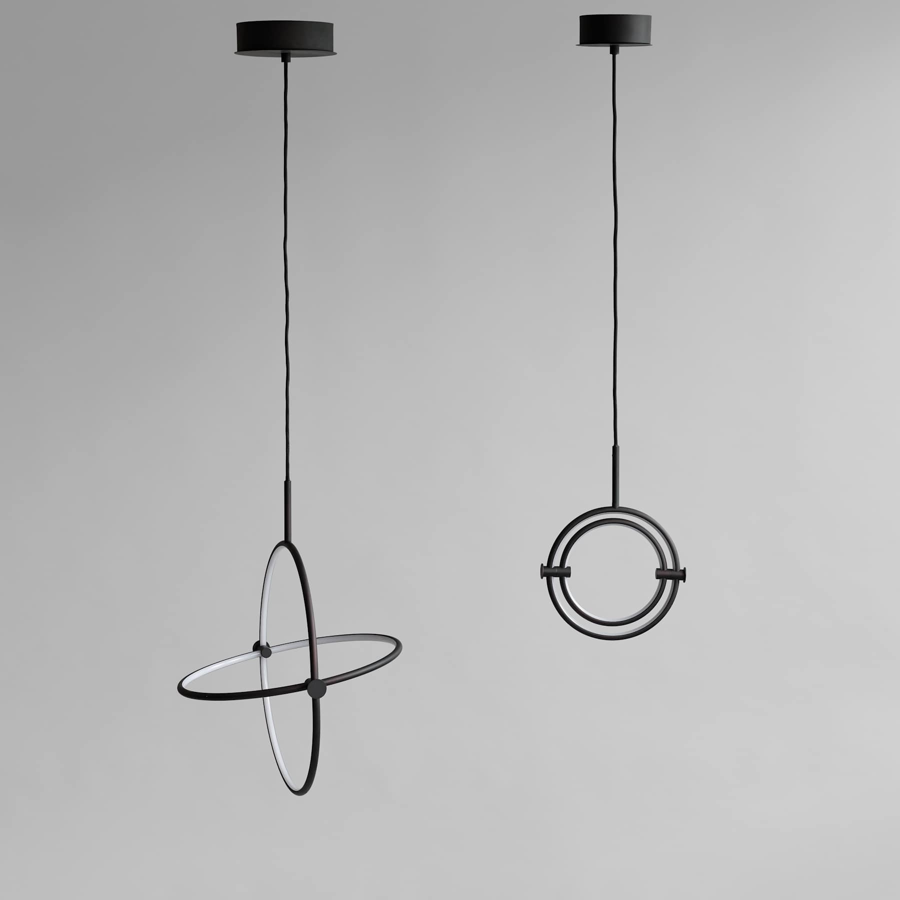 MARU schwarze Hängelampe