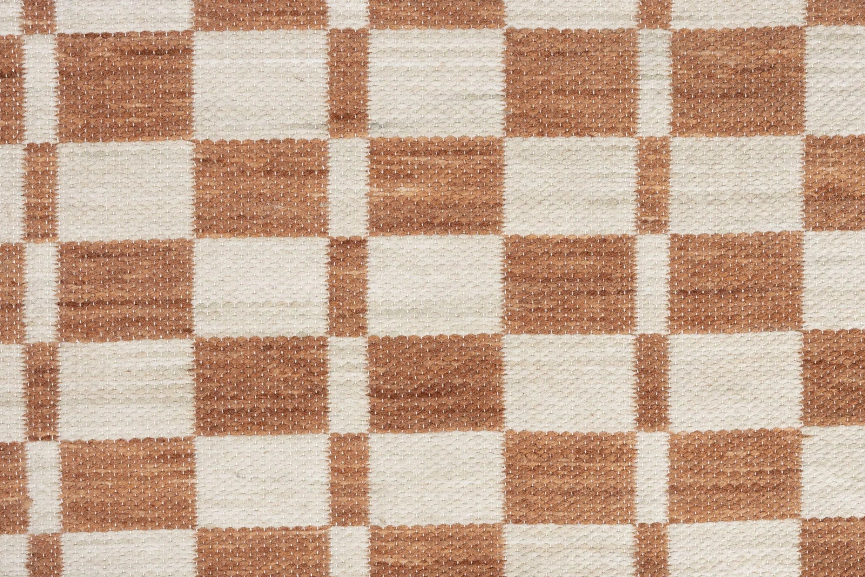 Dywan CHECKER ceglany Zuiver Eye on Design