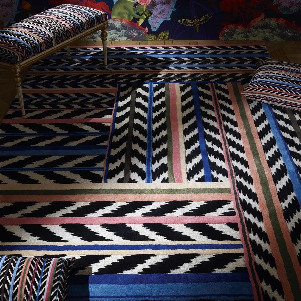 Dywan JAIPUR STRIPE AZUR wełniany Christian Lacroix Eye on Design