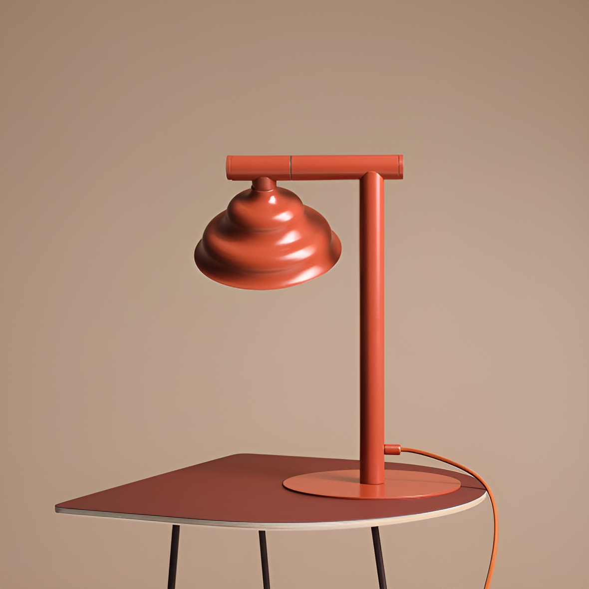 Schreibtischlampe WAVE Ziegel
