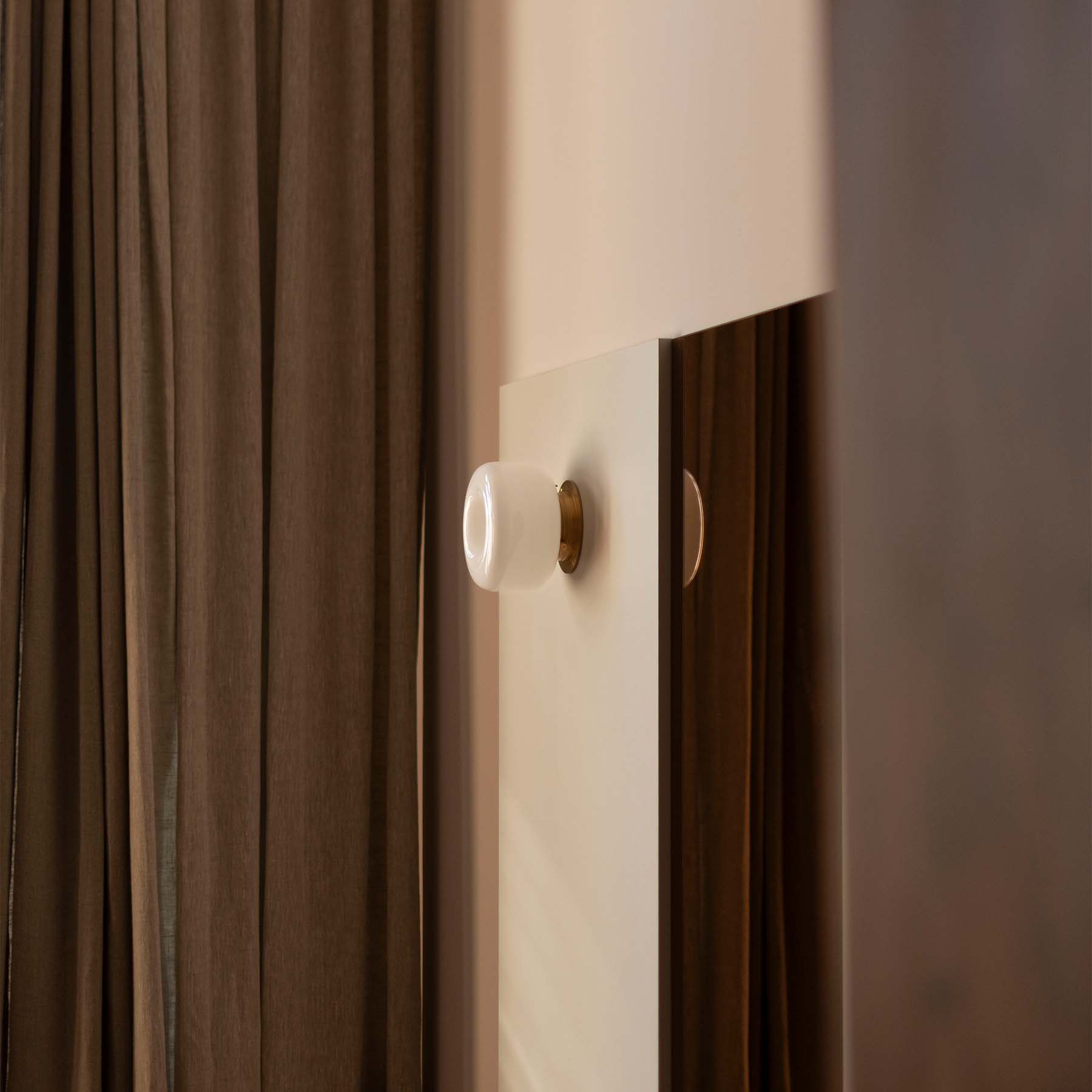 Plafon BUOY mosiężny – styl art déco