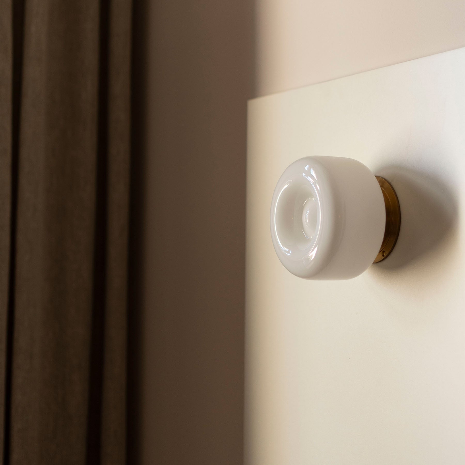 Plafon BUOY mosiężny – styl art déco
