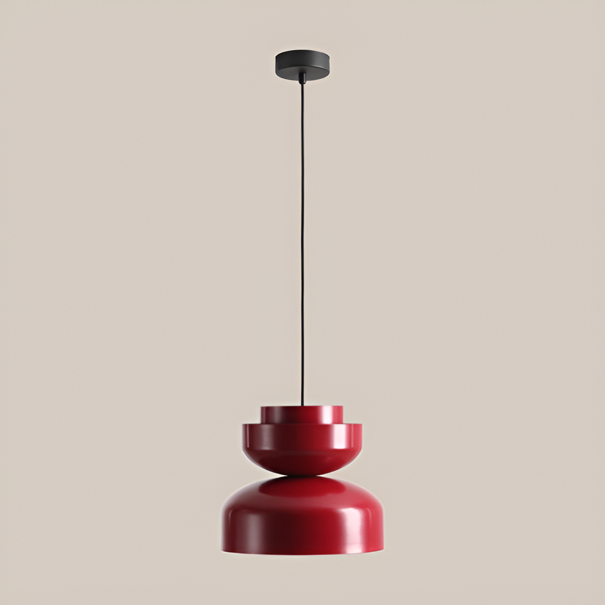Hanging lamp burgundy