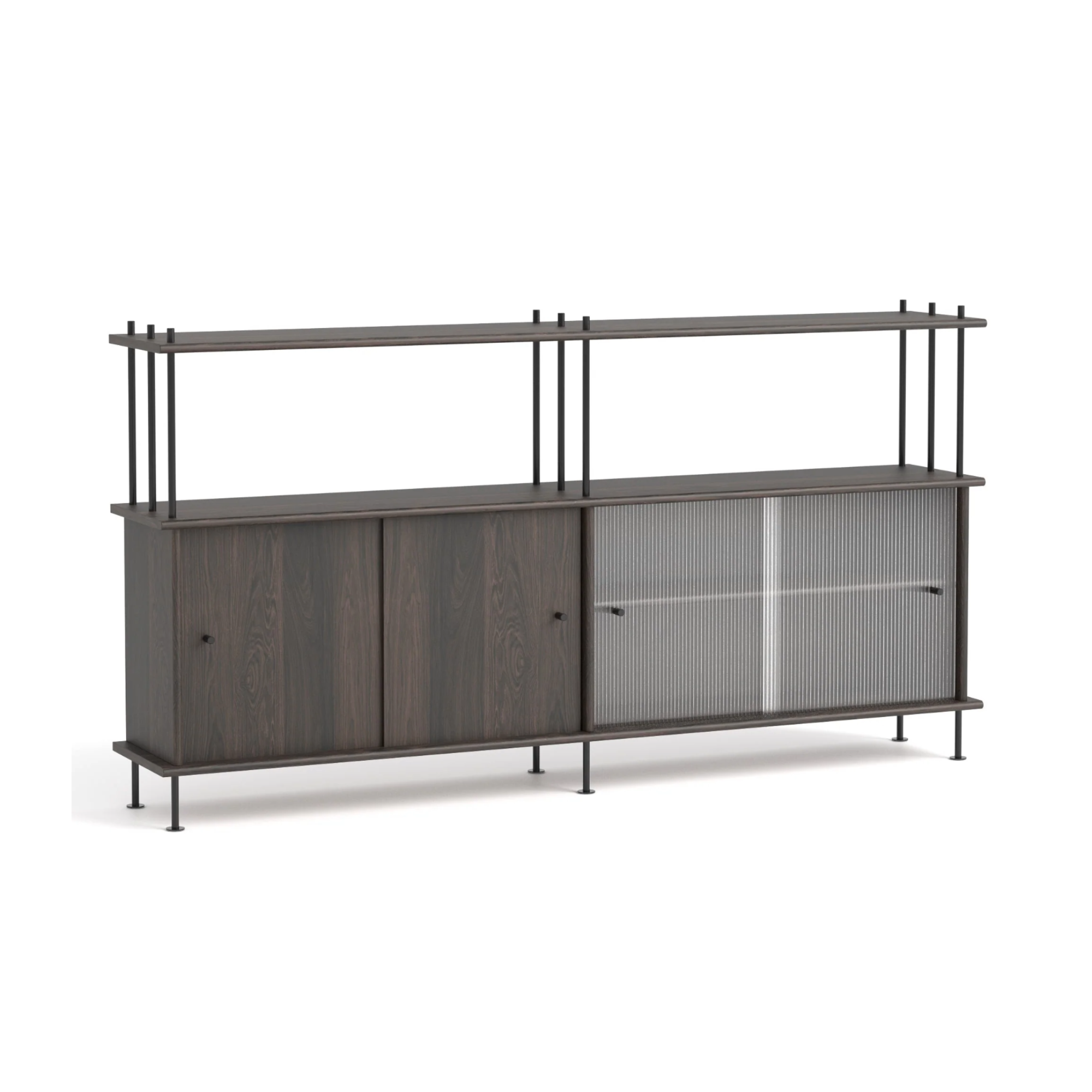 BAVA 200 Cabinet in Ebony Oak Wood