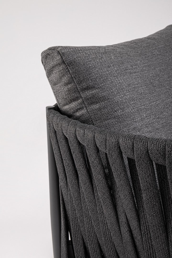 Outdoor armchair JACINTA in anthracite