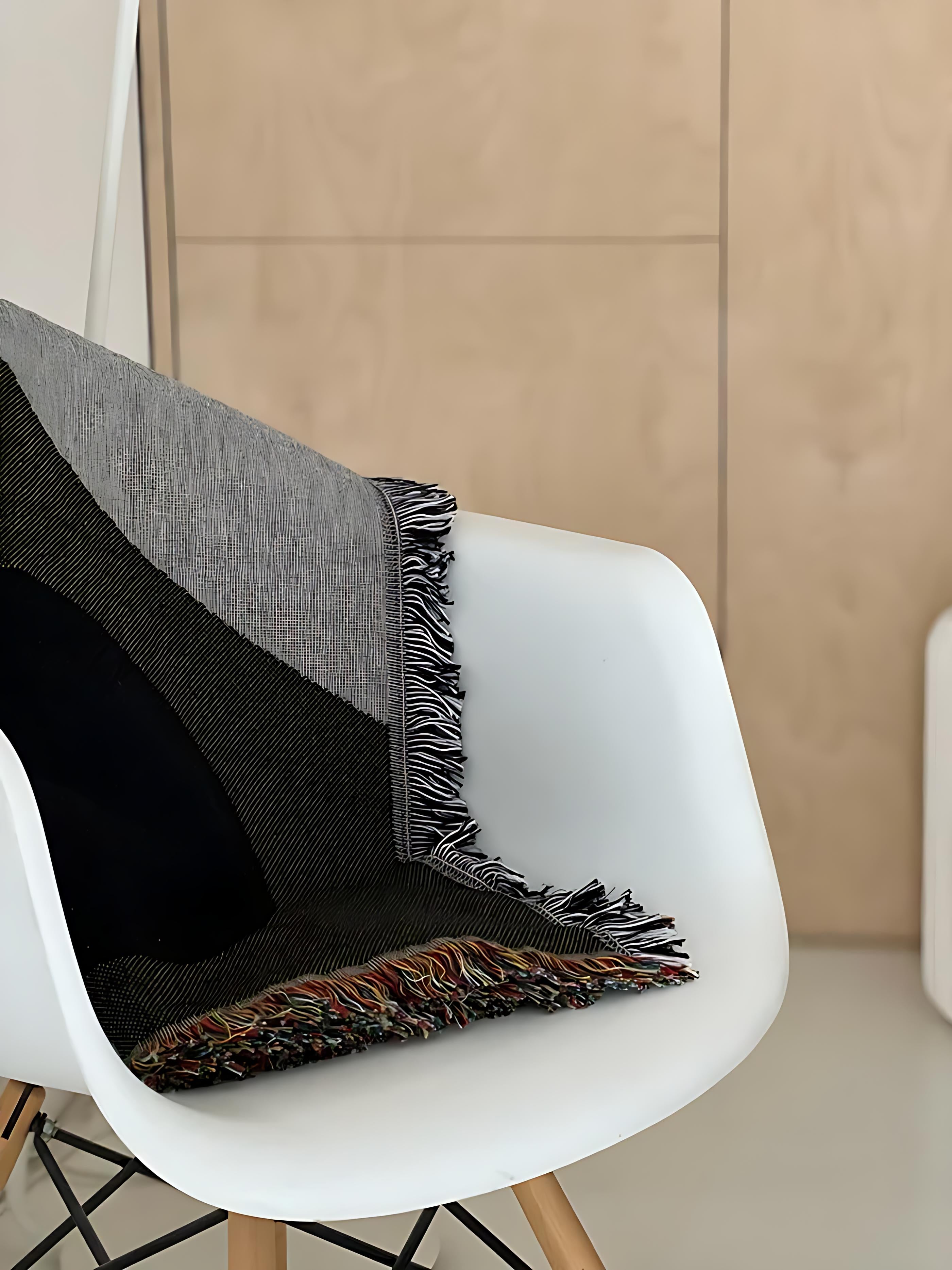 Narzuta ENTIRE TAPESTRY beige mit olivgrünem