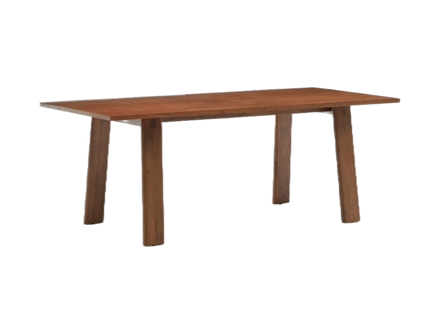 ARLEN Extendable Table with Oak Veneer and Walnut Finish