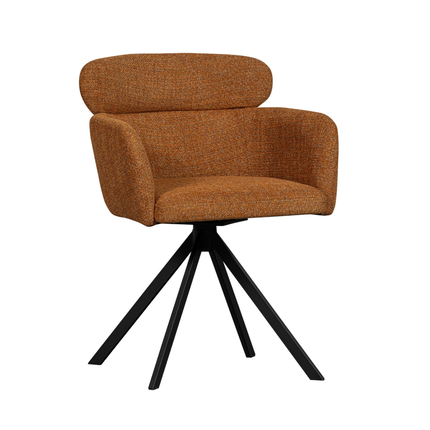 Fenne cinnamon swivel chair