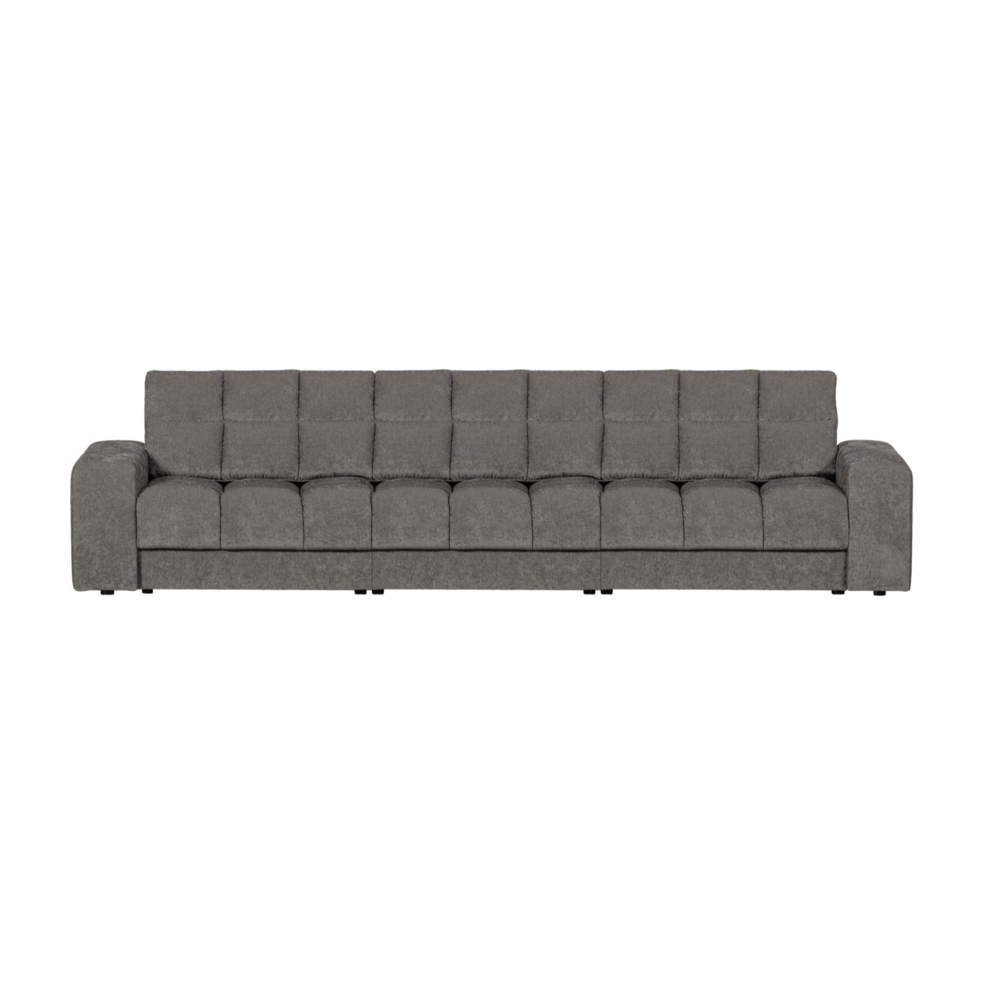 Zweites Date 3-Personen-Sofa grauer Maus