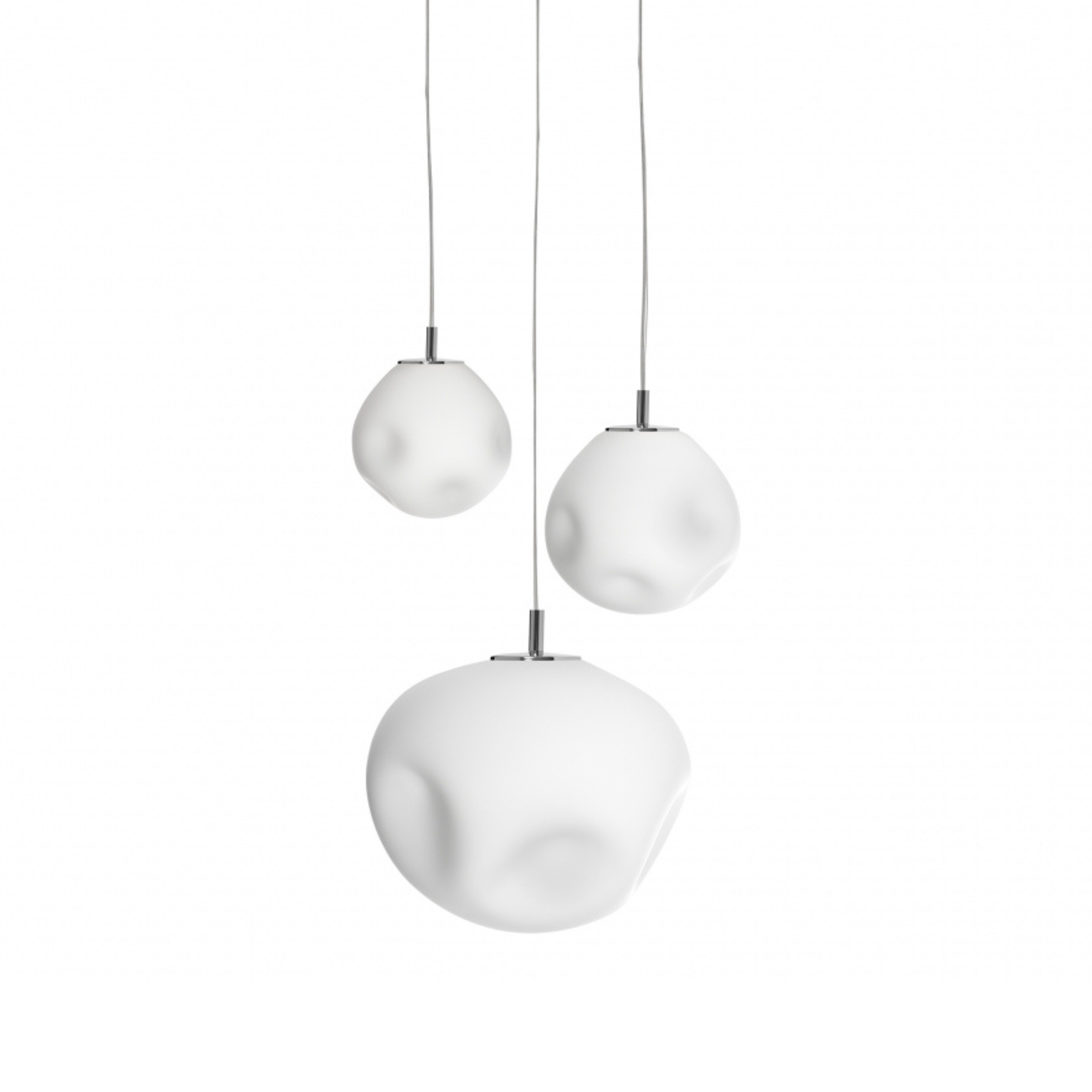 Three-point pendant lamp CLOE black