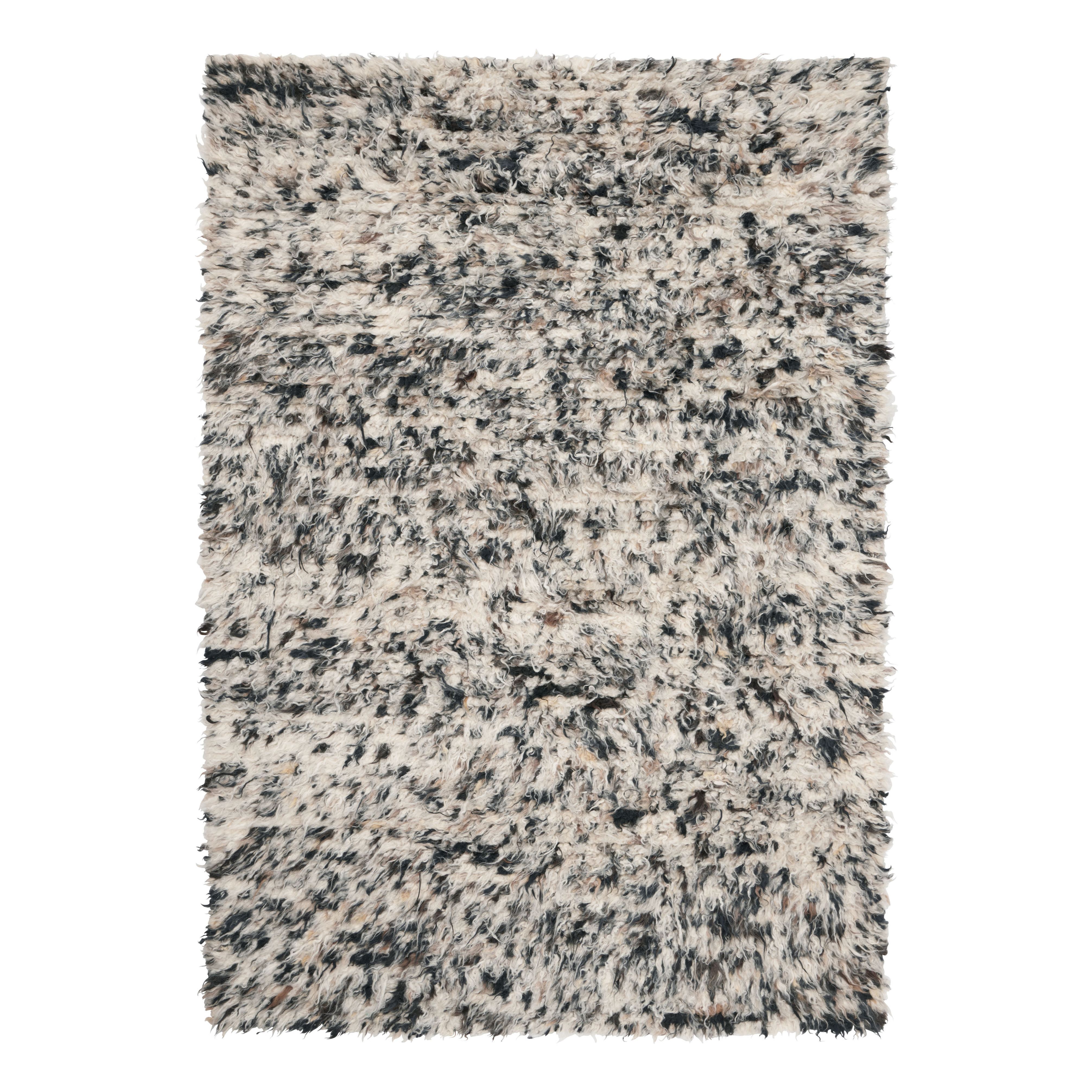 Teppich TURID beige mit Schwarz