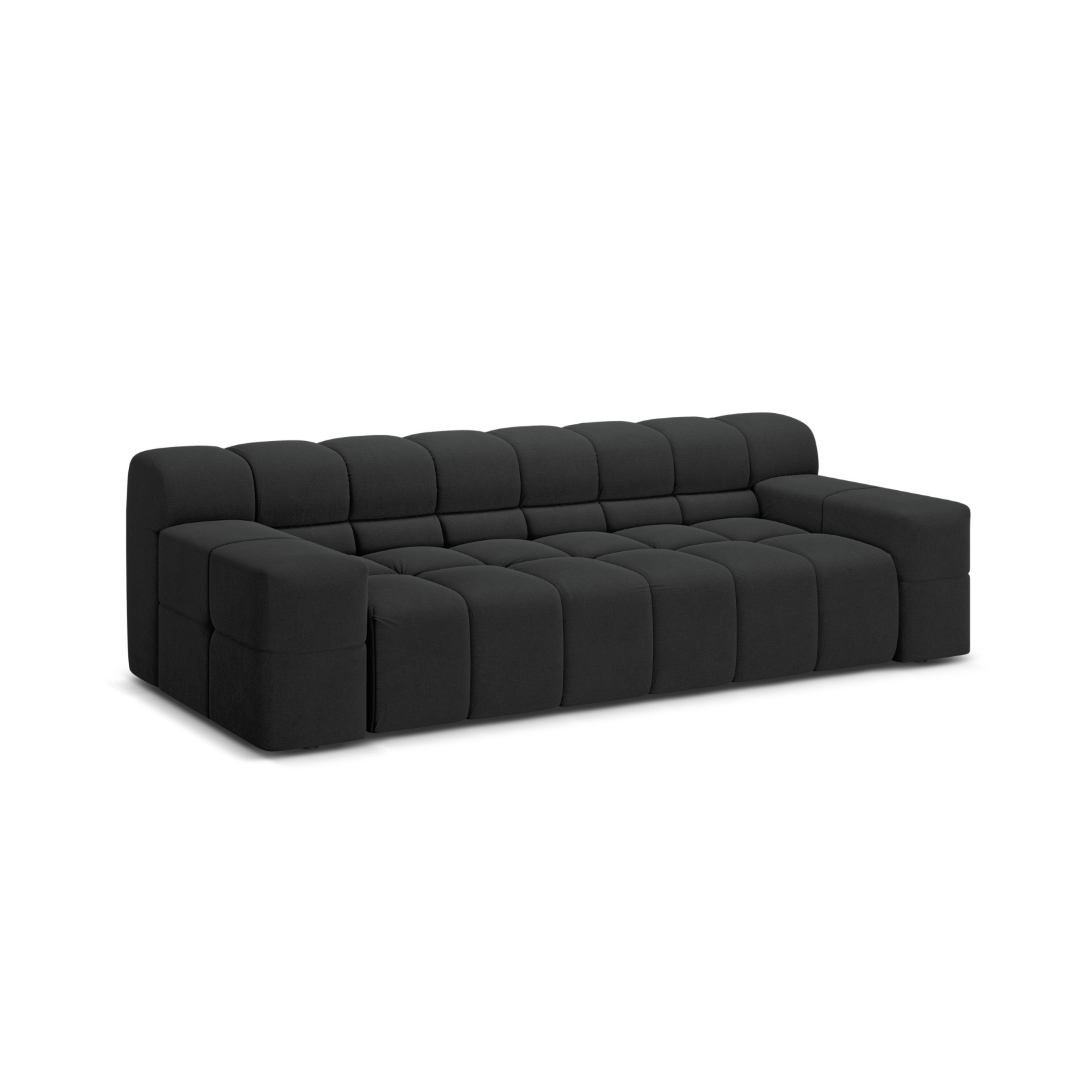 3-seater Sofa AGAVE anthracite chenille
