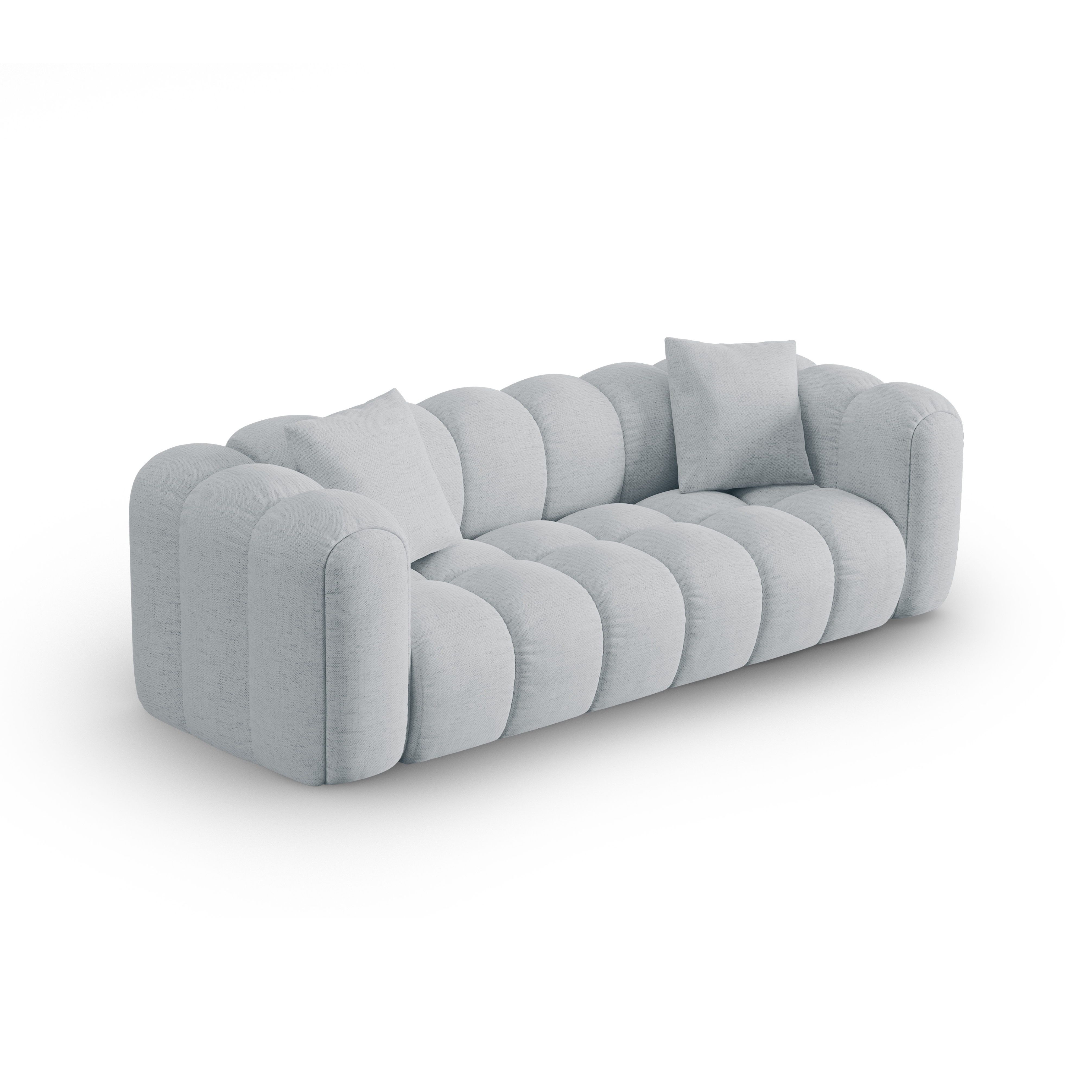 Sofa 4-osobowa ASTRO jasnoszary szenil