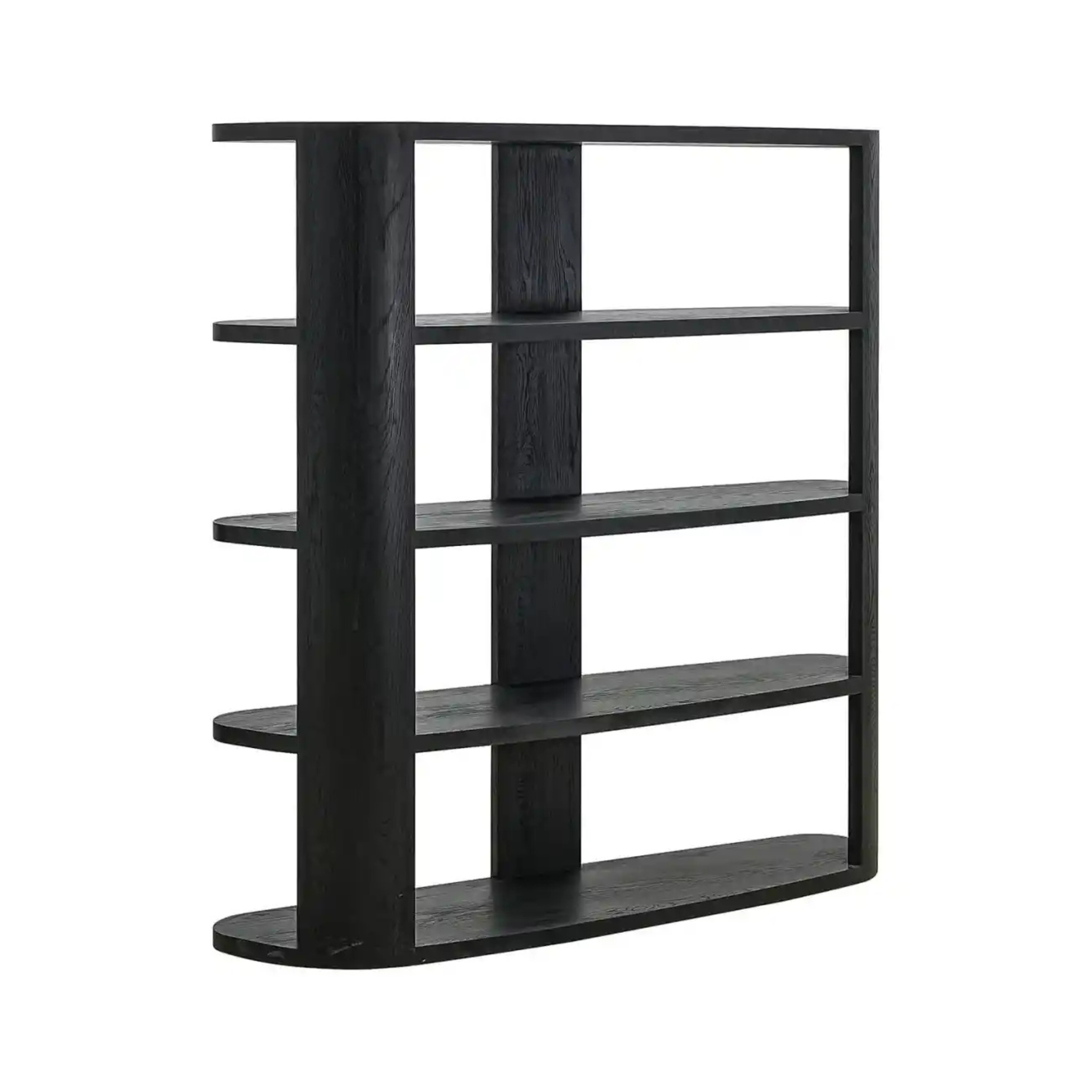 NAVARINO dark oak veneer shelf