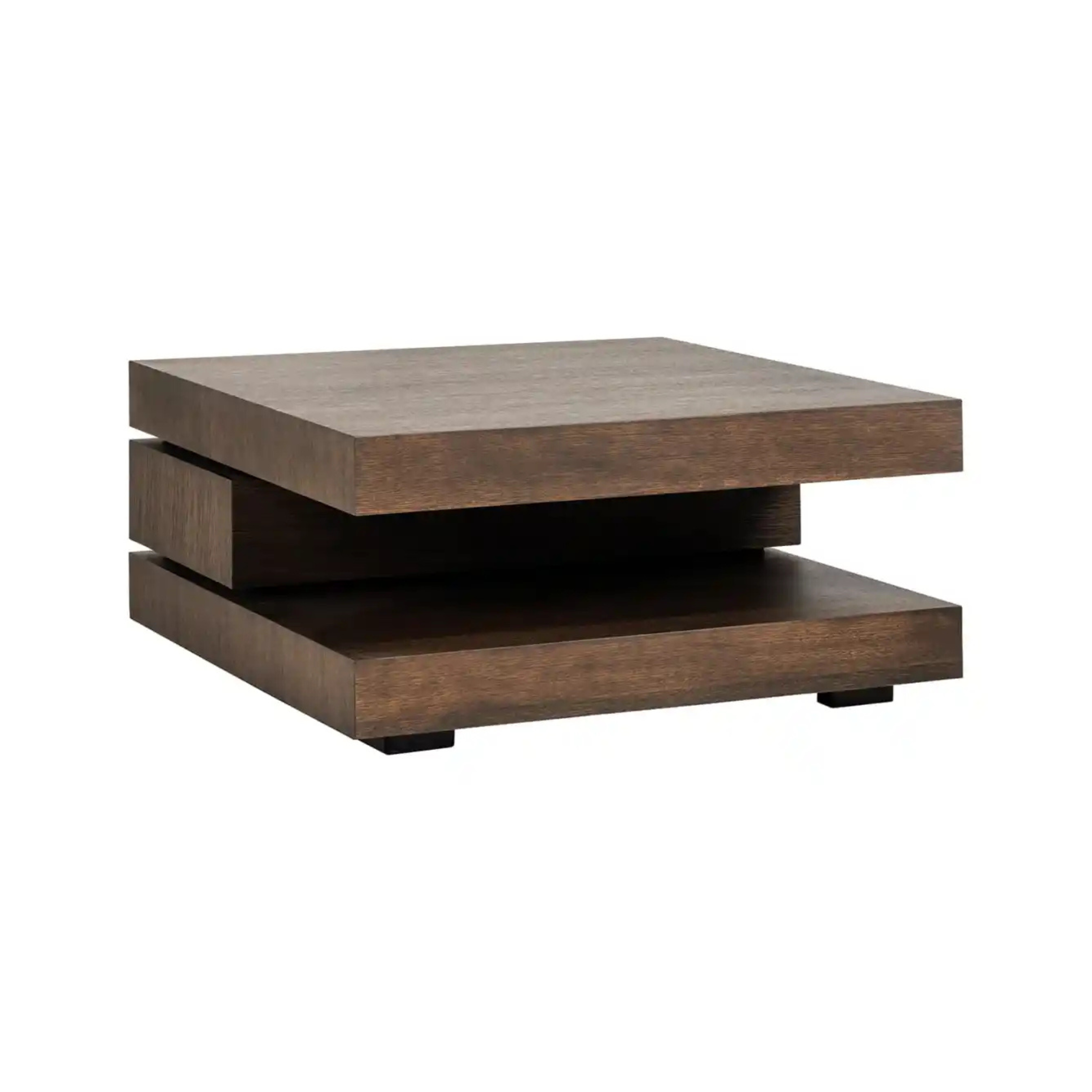 Beistelltisch OAKURA braun Eichenfurnier