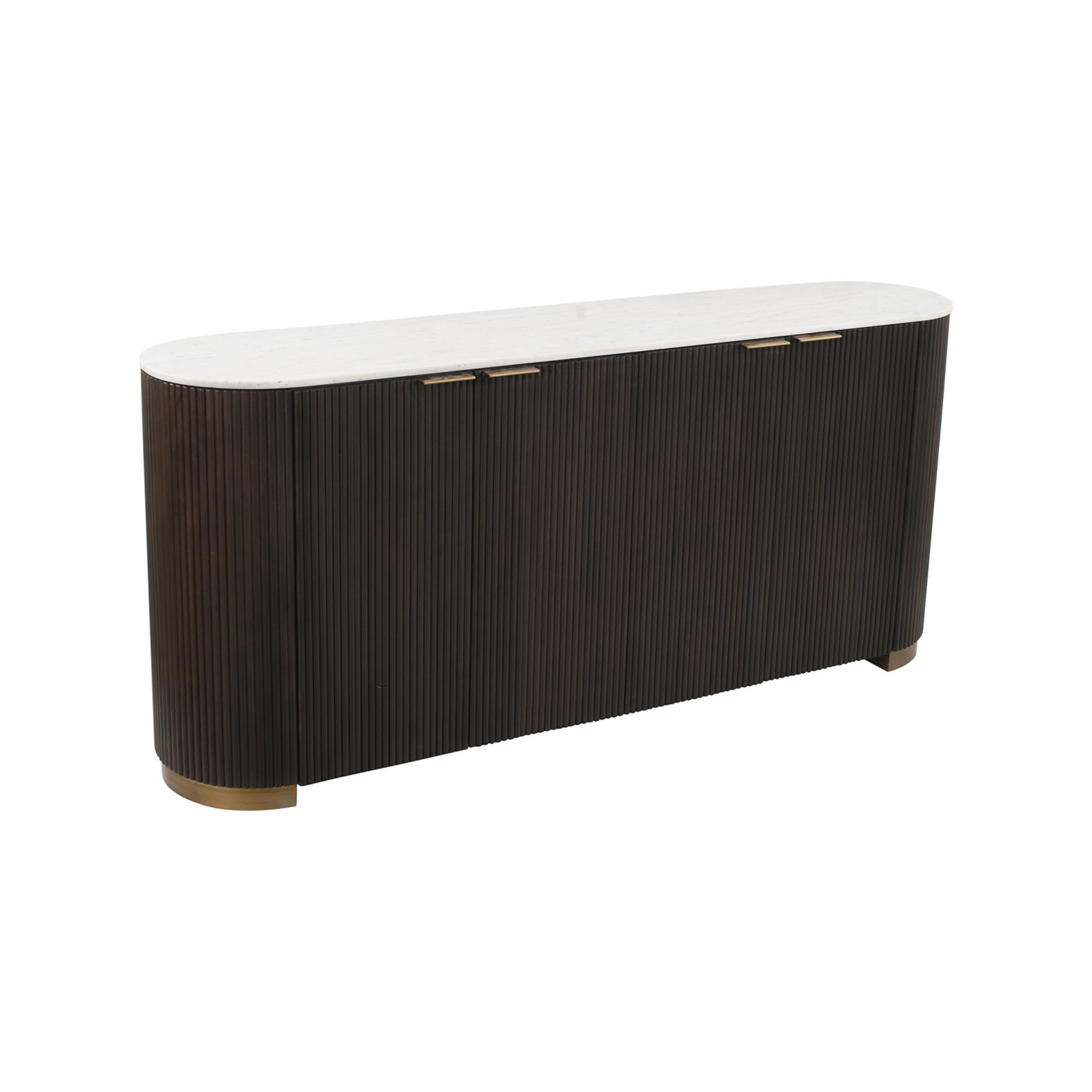 MAYFIELD Chest of Drawers White Marble
