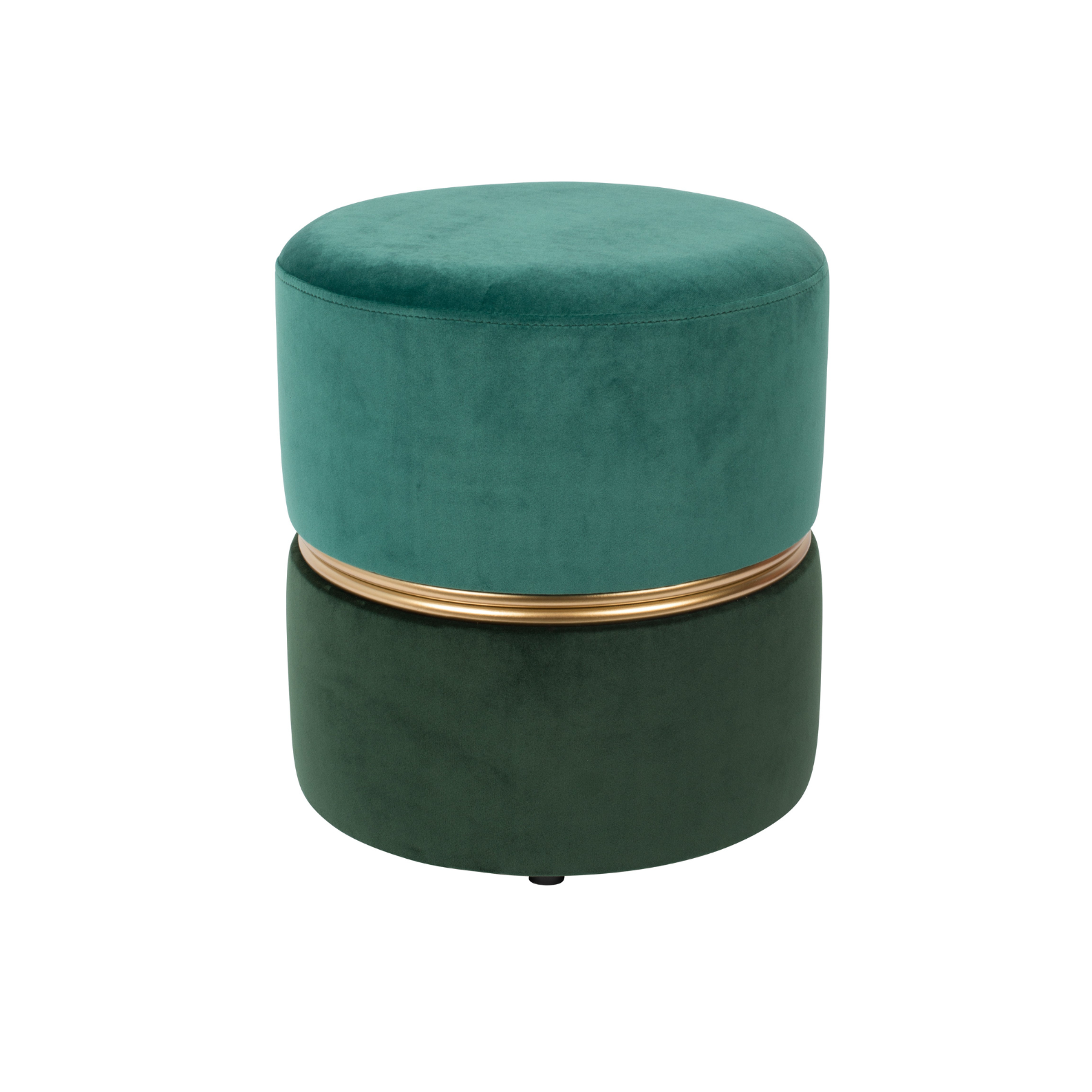 Grüner sprudelnder Pouf