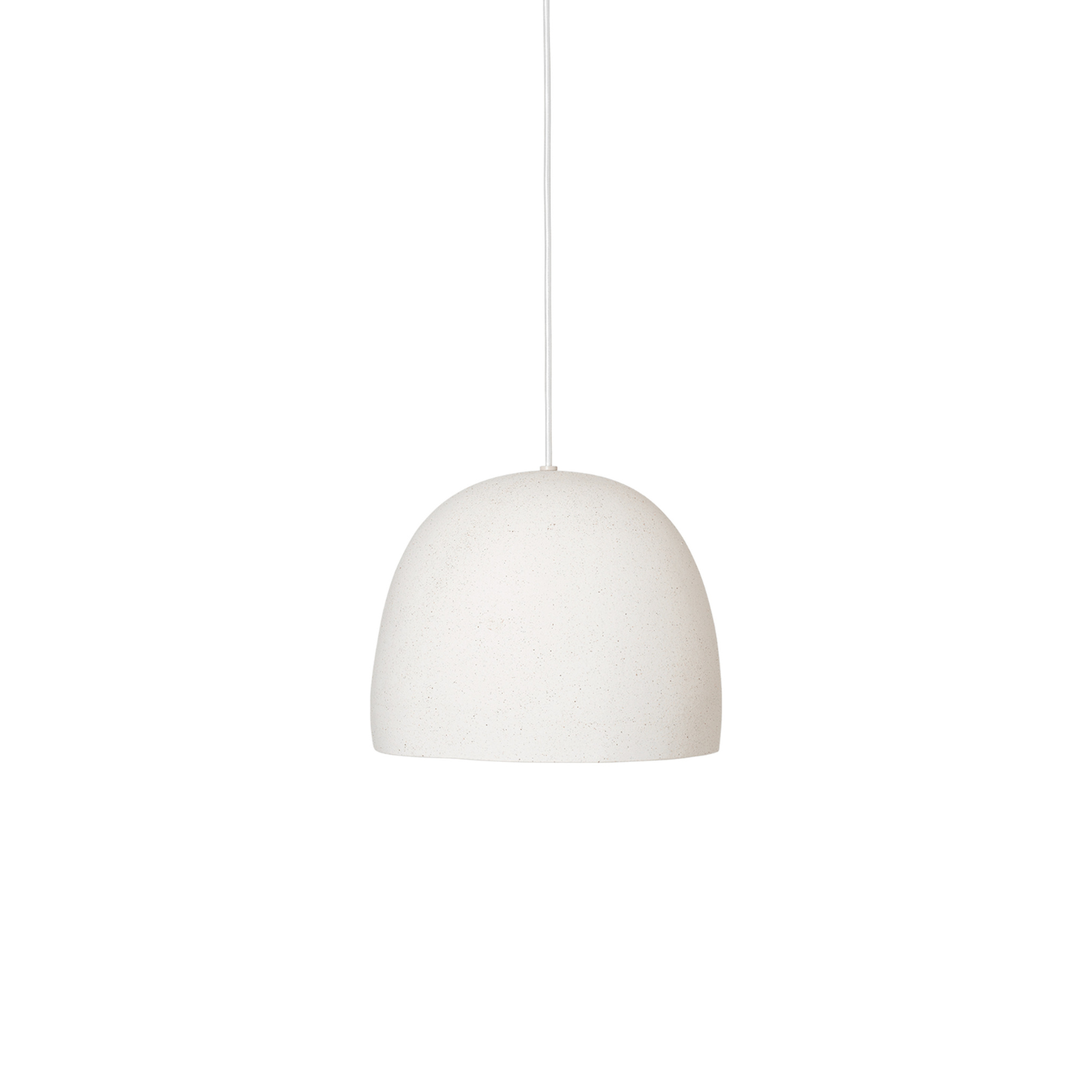 Speckle gebrochene Lampe weiß gebrochen
