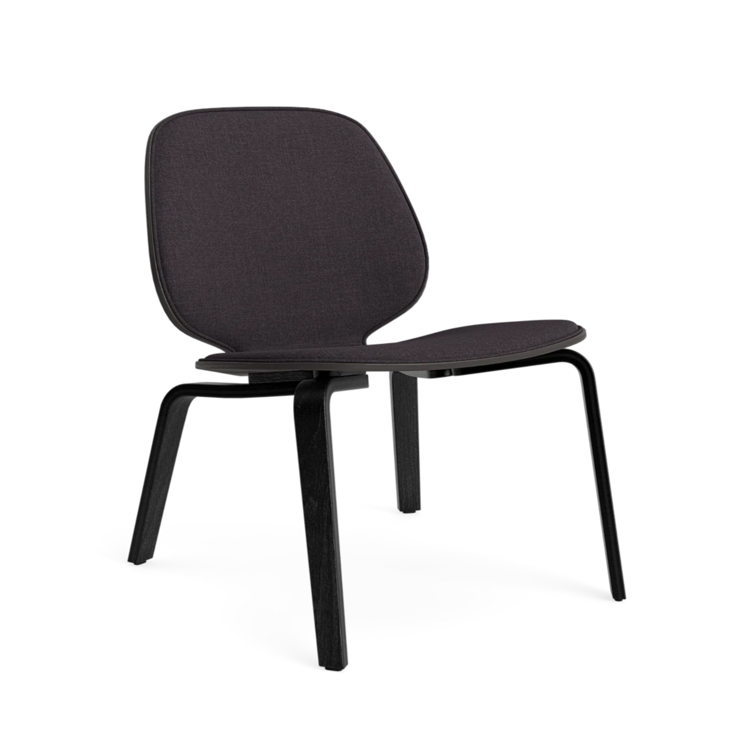 Upholstered chair My front black ash veneer
