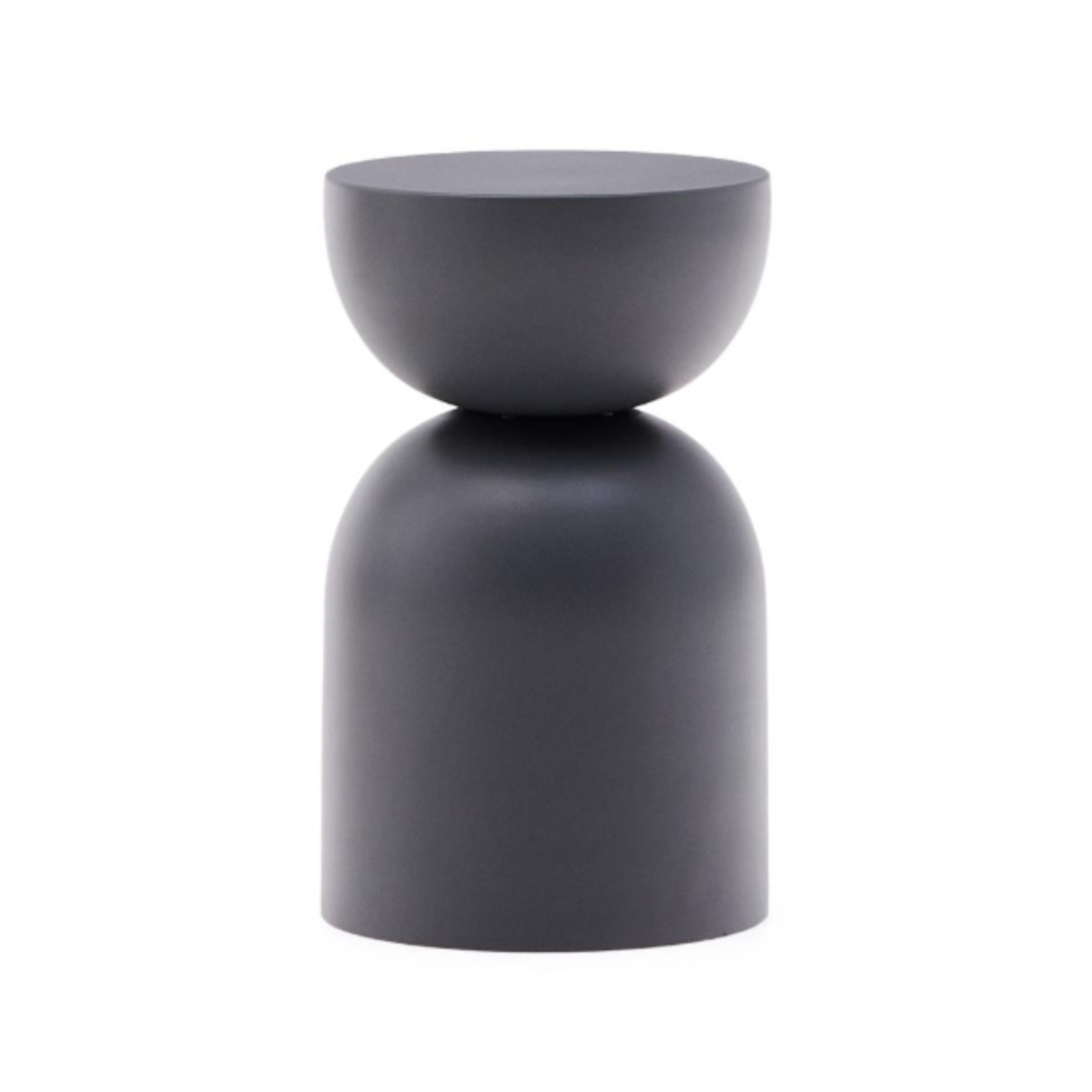 Rachell side table matte gray