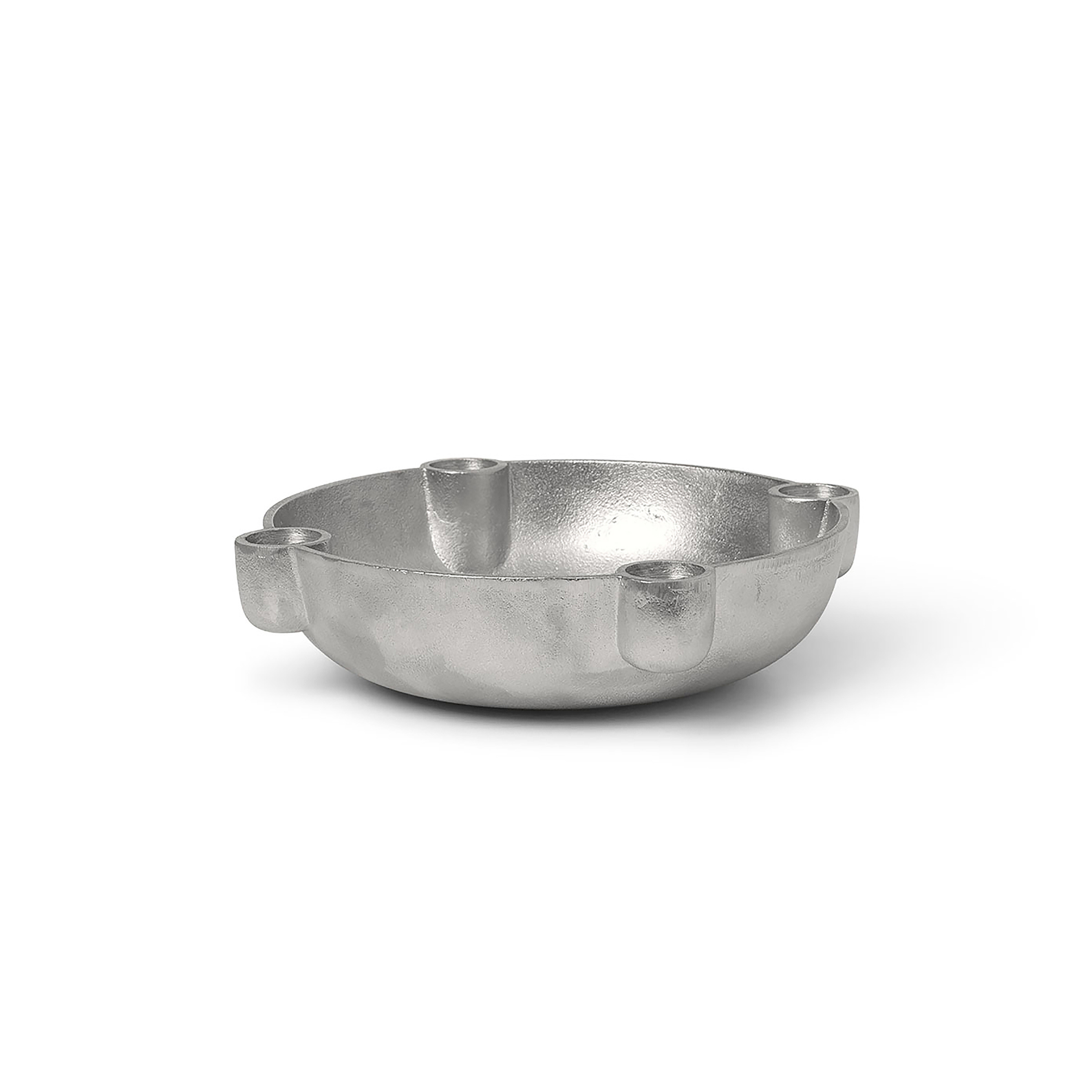Bowl aluminum candlestick