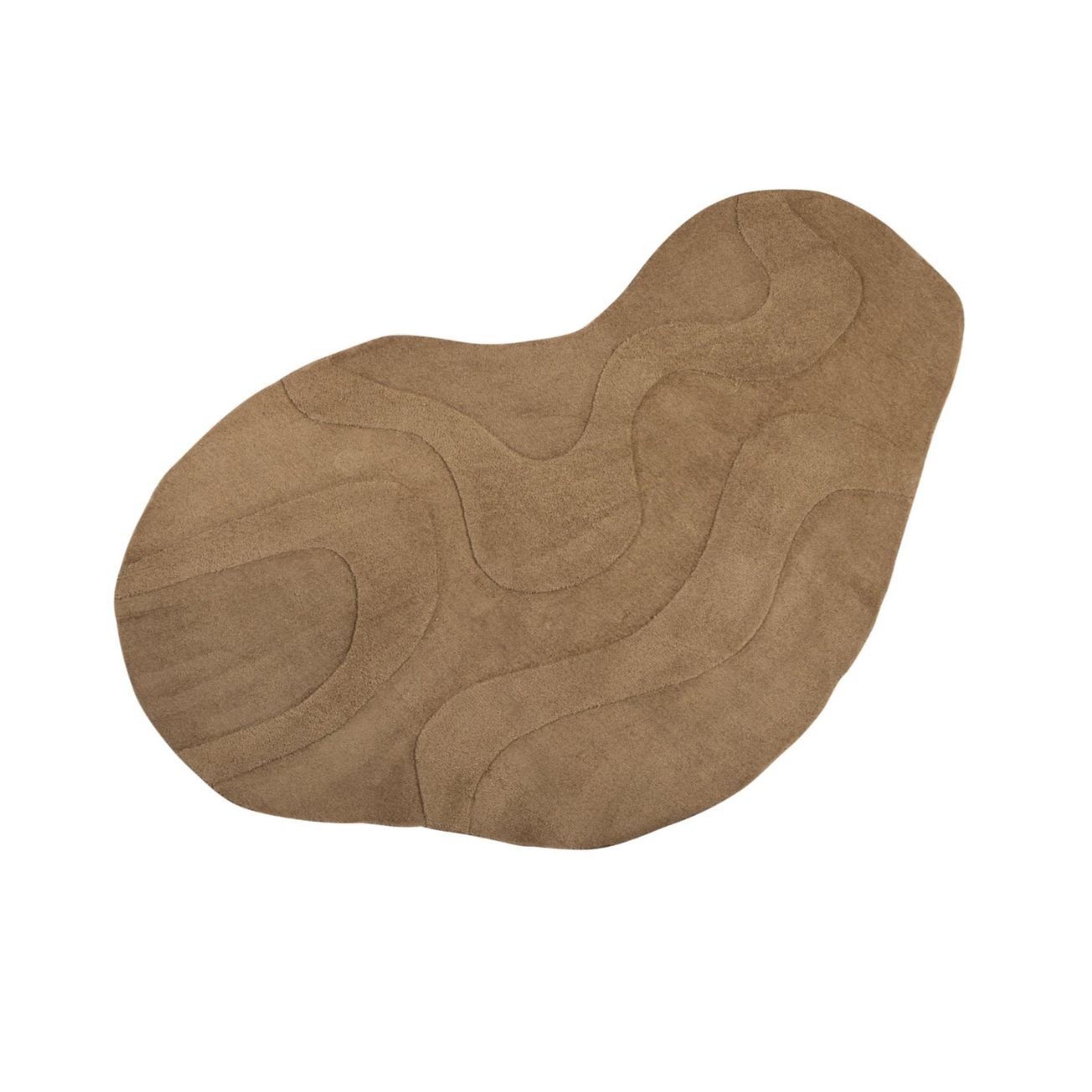 Alya light brown rug