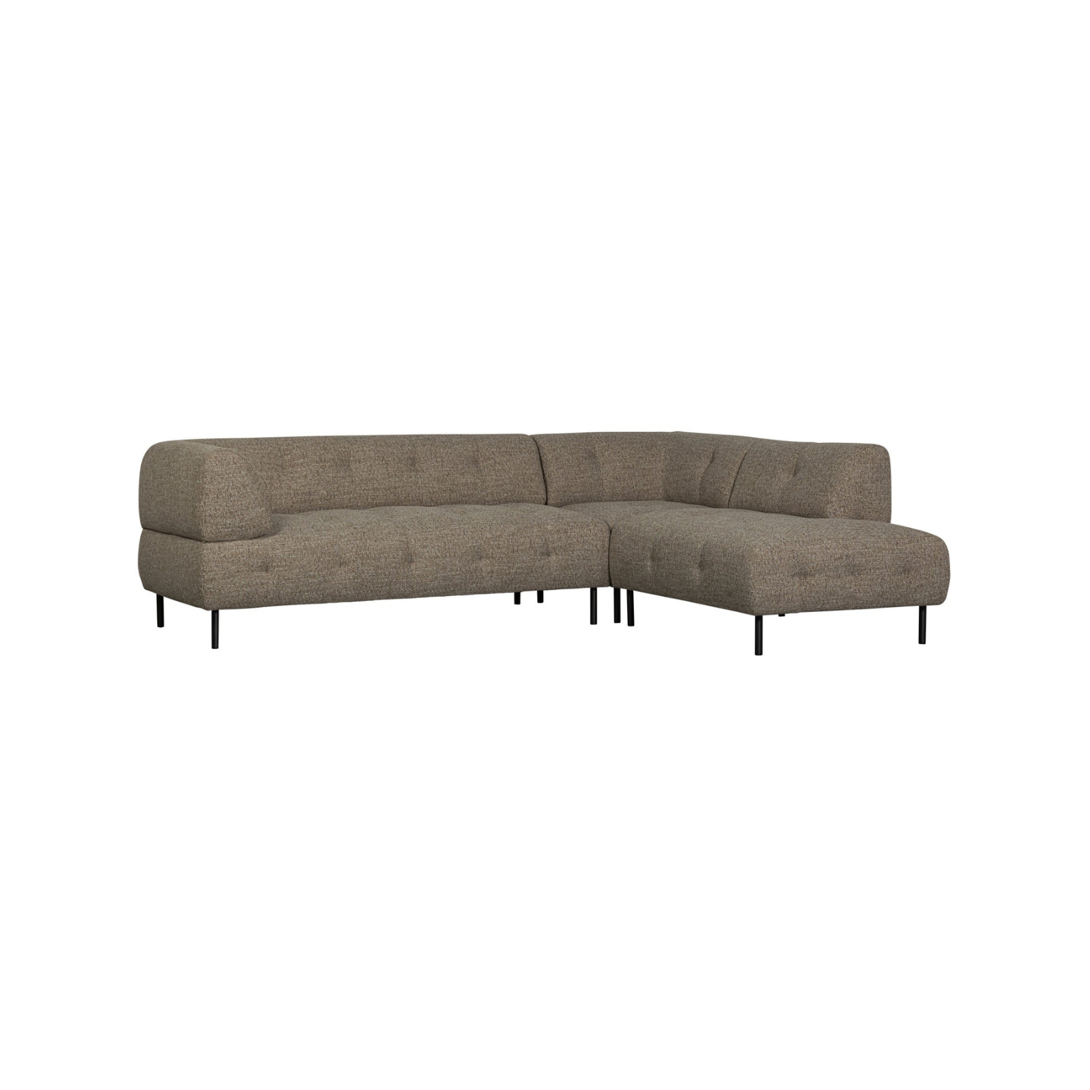 Right -sided corner Lloyd dark brown melange
