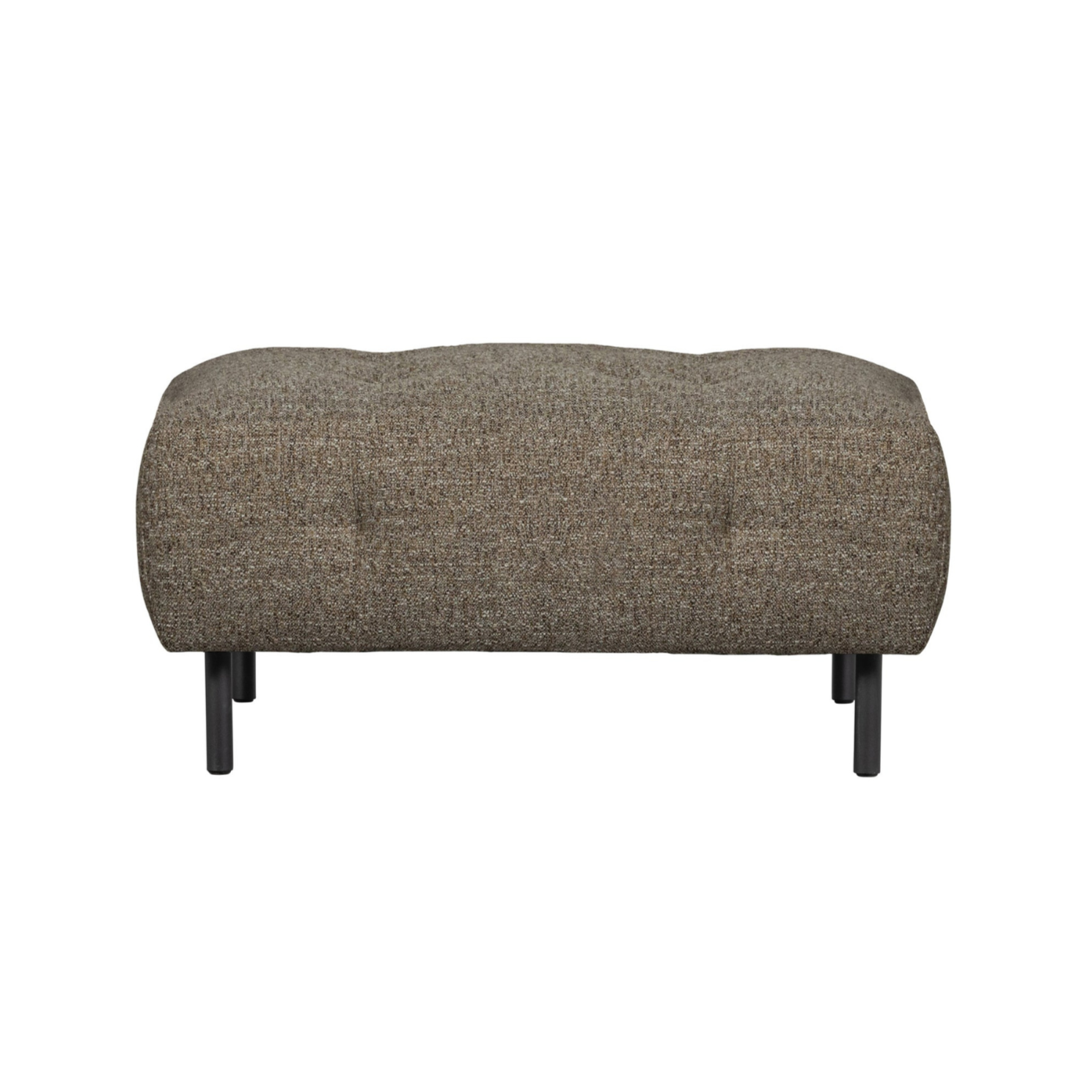 Lloyd pouf dark brown melange