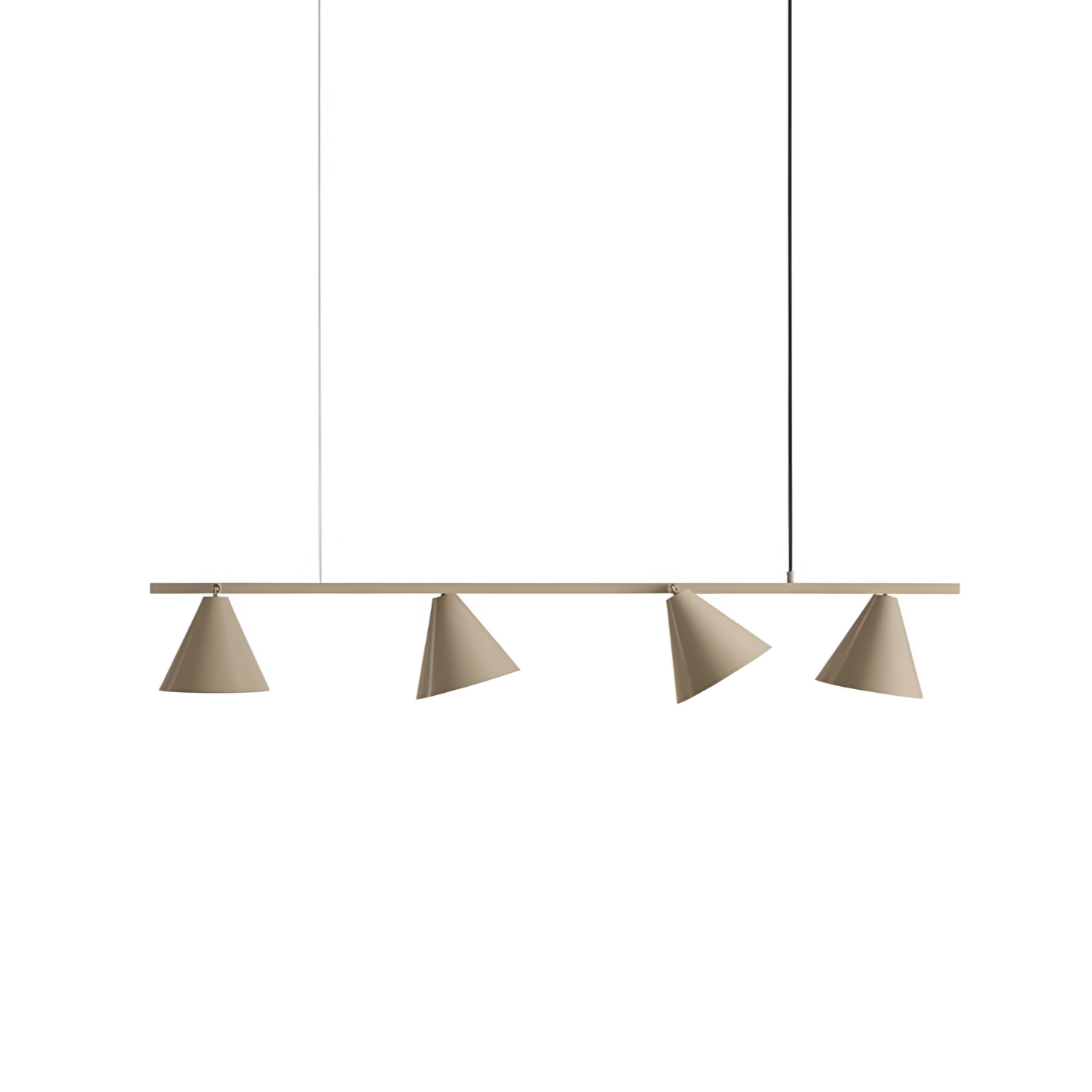 Hanging lamp forms quatro beige