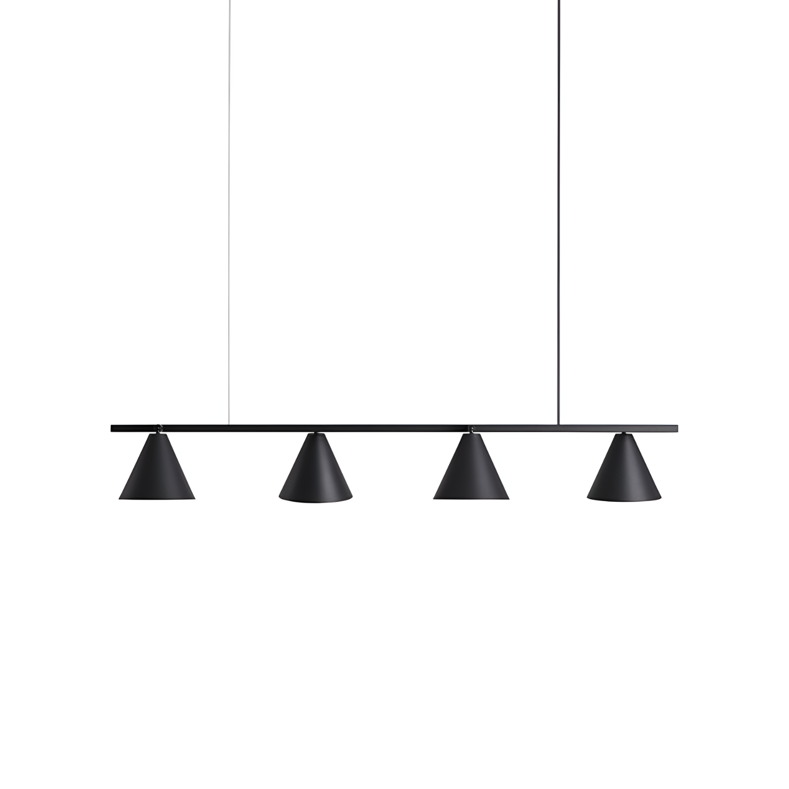 FORM QUATRO schwarze Pendelleuchte
