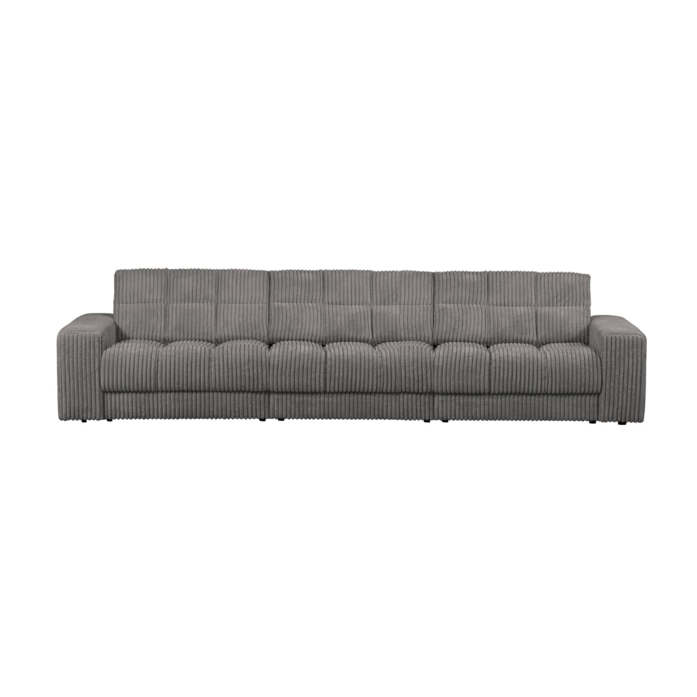 Zweites Date 3-Personen-Sofa grauer Cord