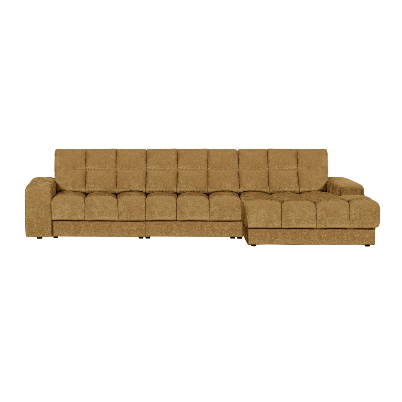 Right-sided Corner Sofa SECOND DATE honey